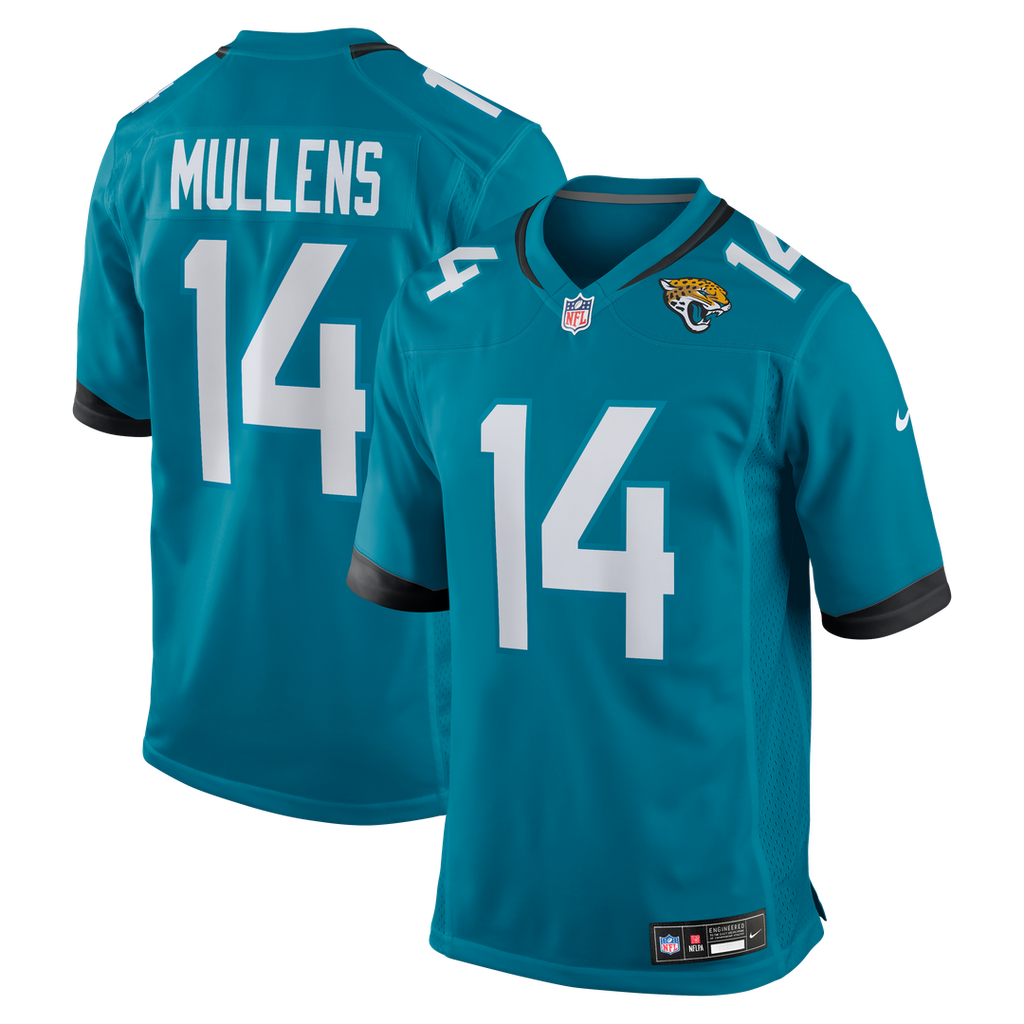 Nick Mullens Jacksonville Jaguars Nike Team Game Jersey - Teal Official NFL Team Apparel Football Fan Gear