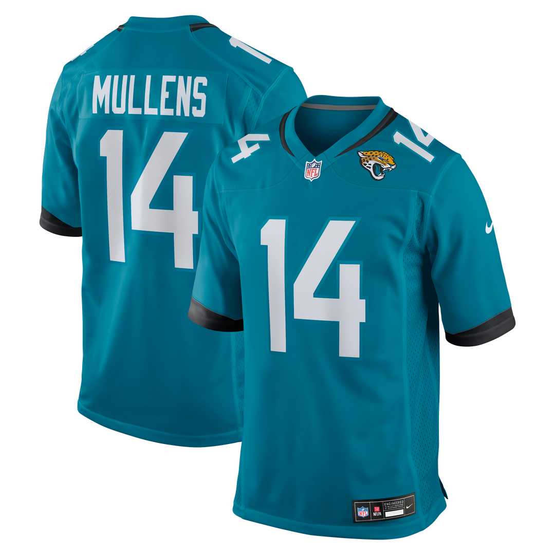 Nick Mullens Jacksonville Jaguars Nike Team Game Jersey - Teal Official NFL Team Apparel Football Fan Gear