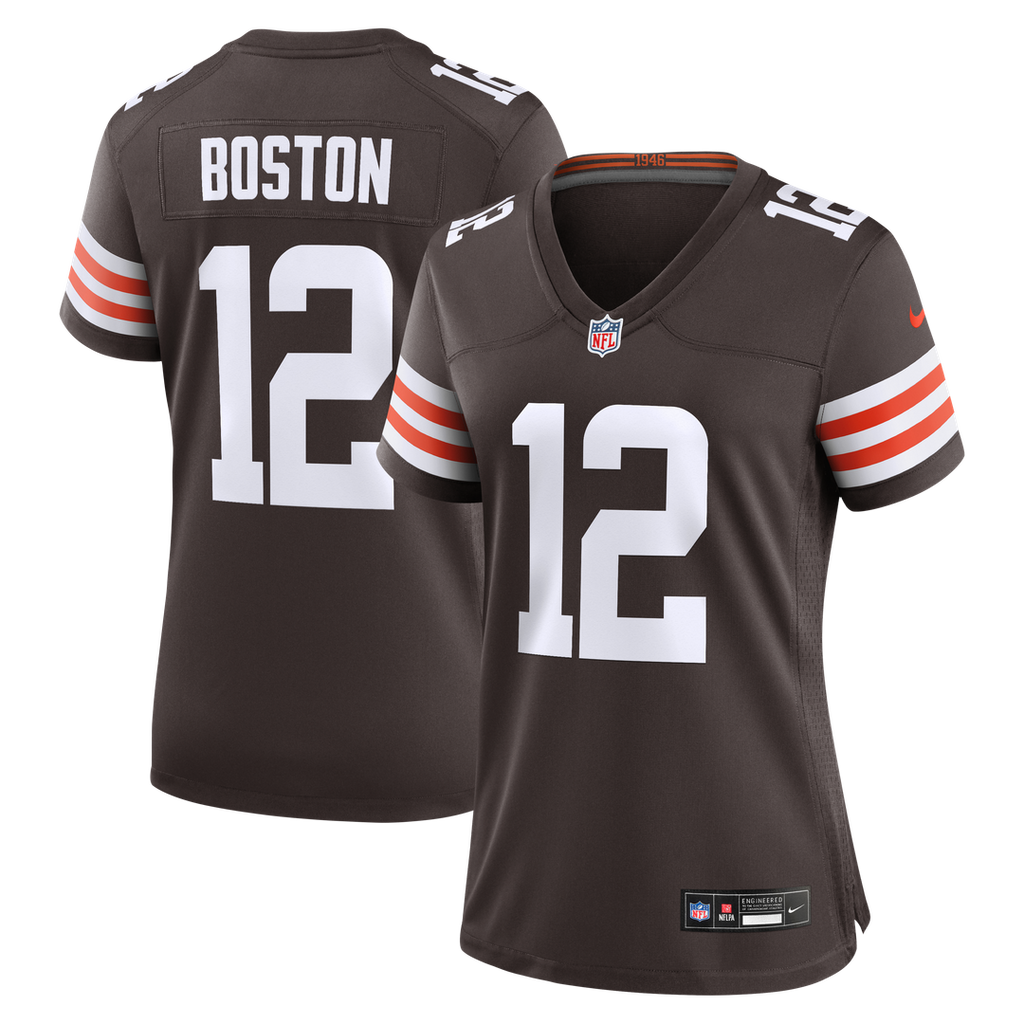 Denzel Boston Cleveland Browns Nike Women's Team Game Jersey - Brown Official NFL Team Apparel Football Fan Gear