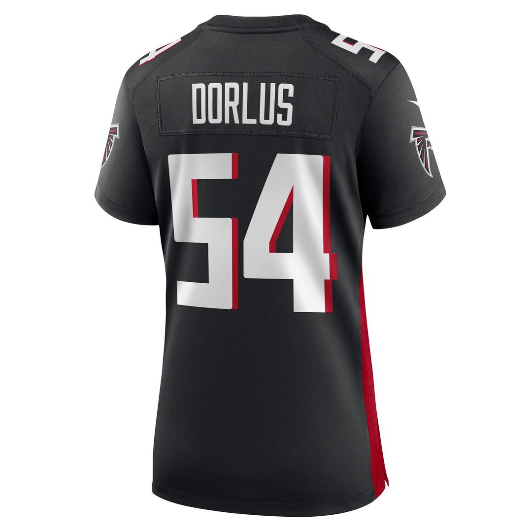 Brandon Dorlus Atlanta Falcons Nike Women's Game Jersey - Black Official NFL Team Apparel Football Fan Gear