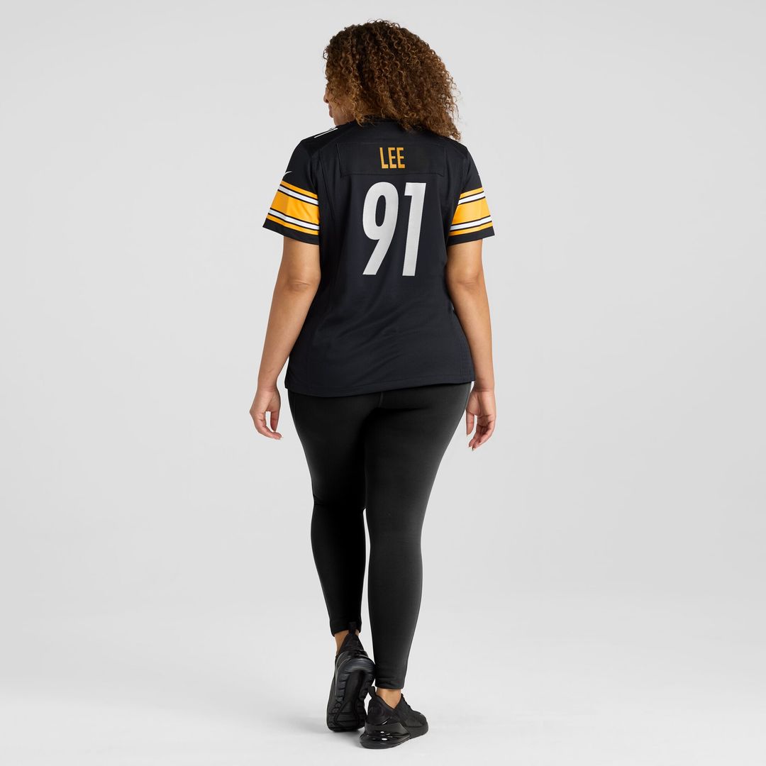 Logan Lee Pittsburgh Steelers Nike Women's Team Game Jersey - Black Official NFL Team Apparel Football Fan Gear