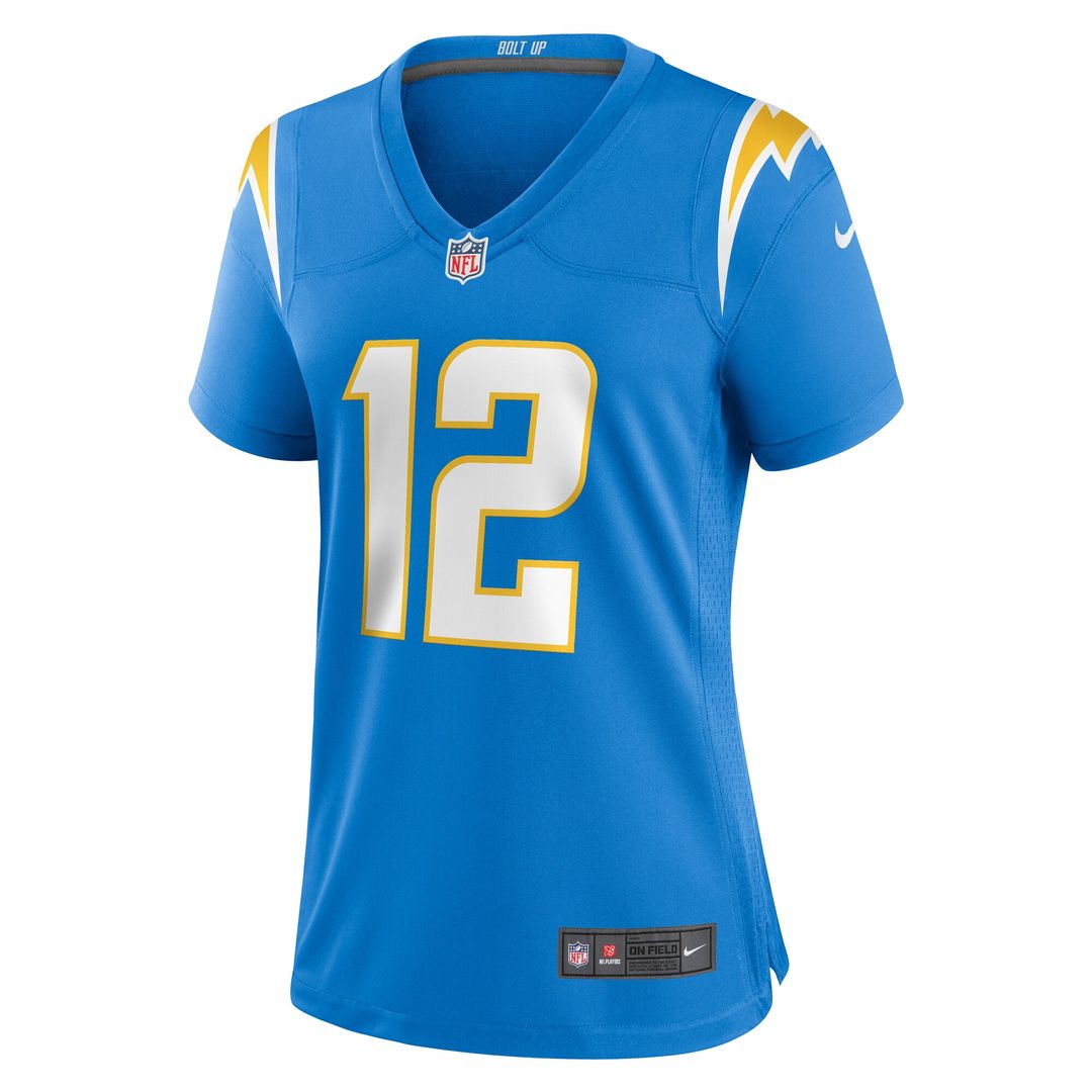 Derius Davis Los Angeles Chargers Nike Women's Team Game Jersey - Powder Blue Official NFL Team Apparel Football Fan Gear