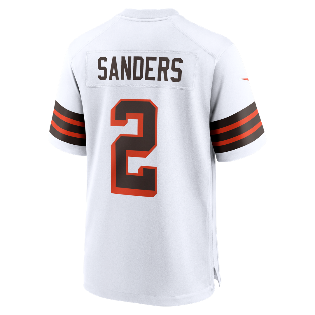 Shedeur Sanders Cleveland Browns Nike Alternate Game Jersey - White Official NFL Team Apparel Football Fan Gear