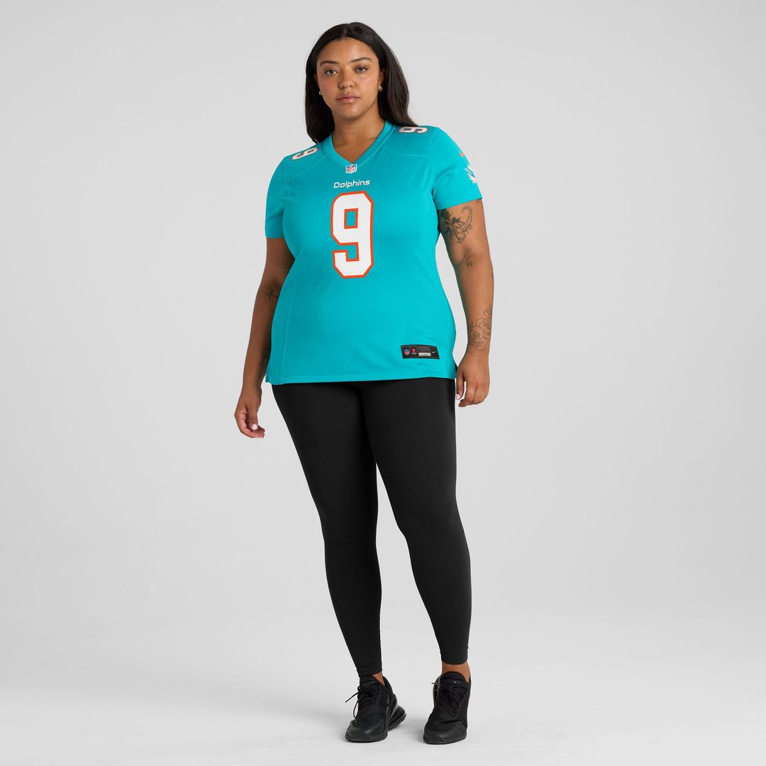 Ifeatu Melifonwu Miami Dolphins Nike Women's Team Game Jersey - Aqua Official NFL Team Apparel Football Fan Gear