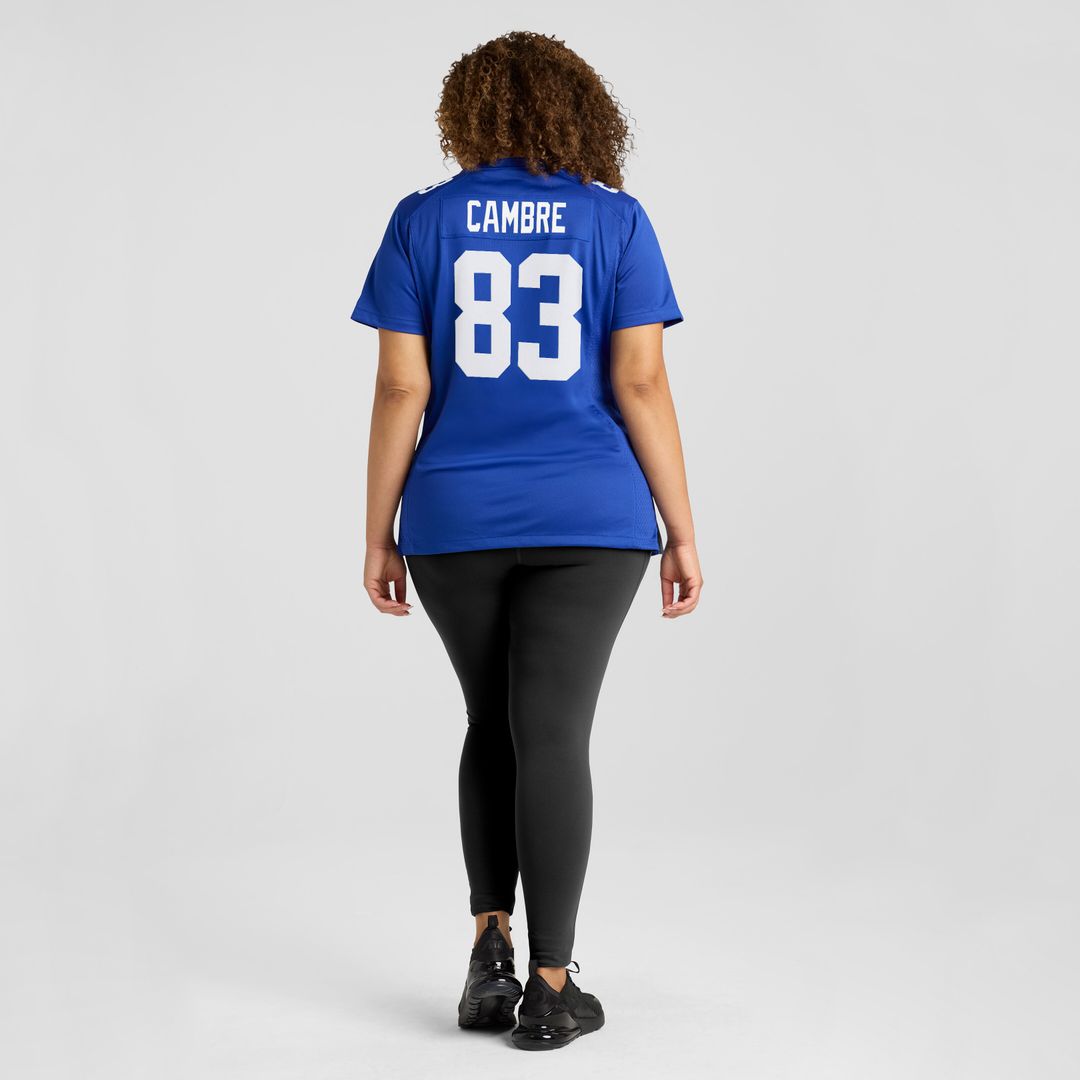 Dalen Cambre New York Giants Nike Women's Team Game Jersey - Royal Official NFL Team Apparel Football Fan Gear
