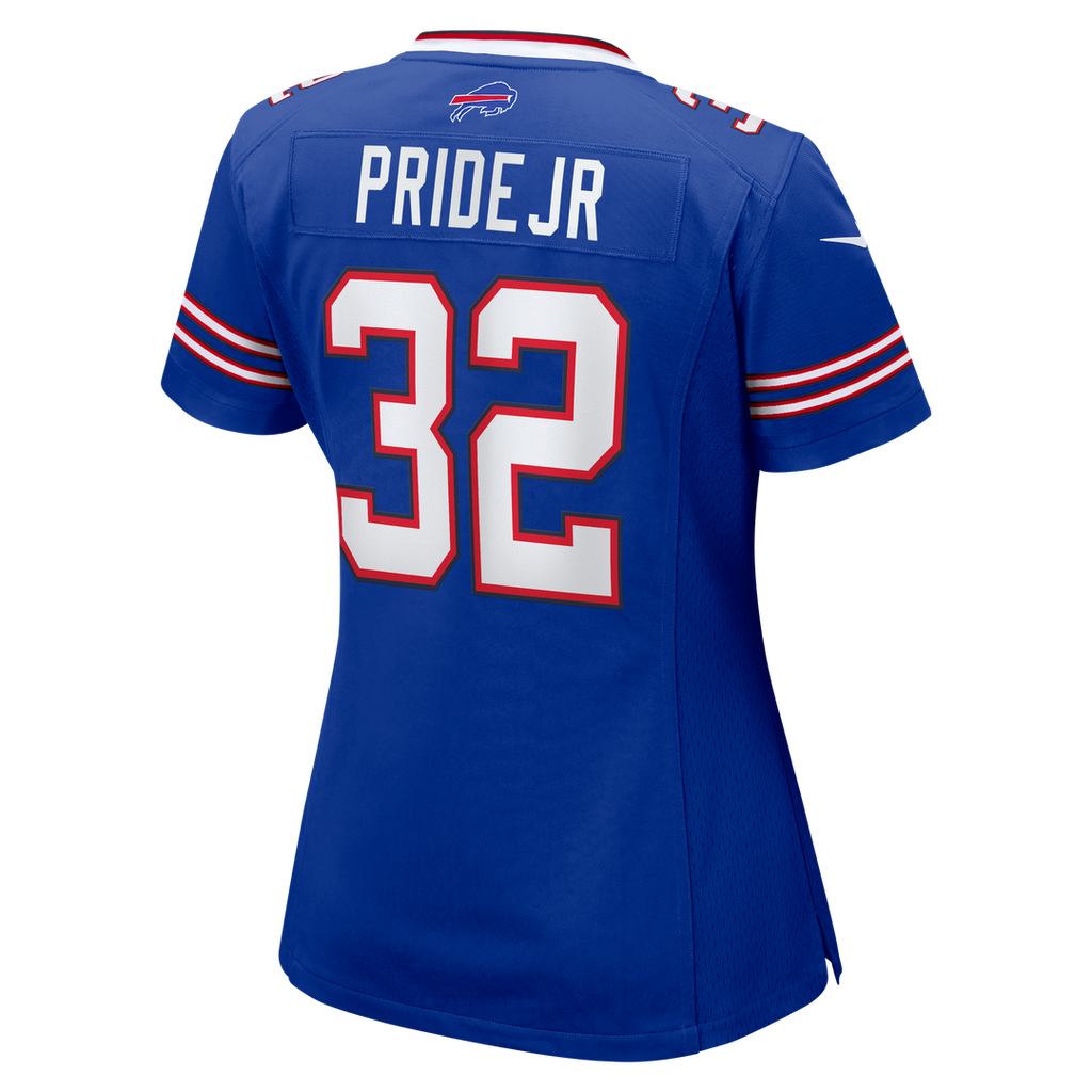 Toriano Pride Jr. Buffalo Bills Nike Women's Team Game Jersey - Royal Official NFL Team Apparel Football Fan Gear
