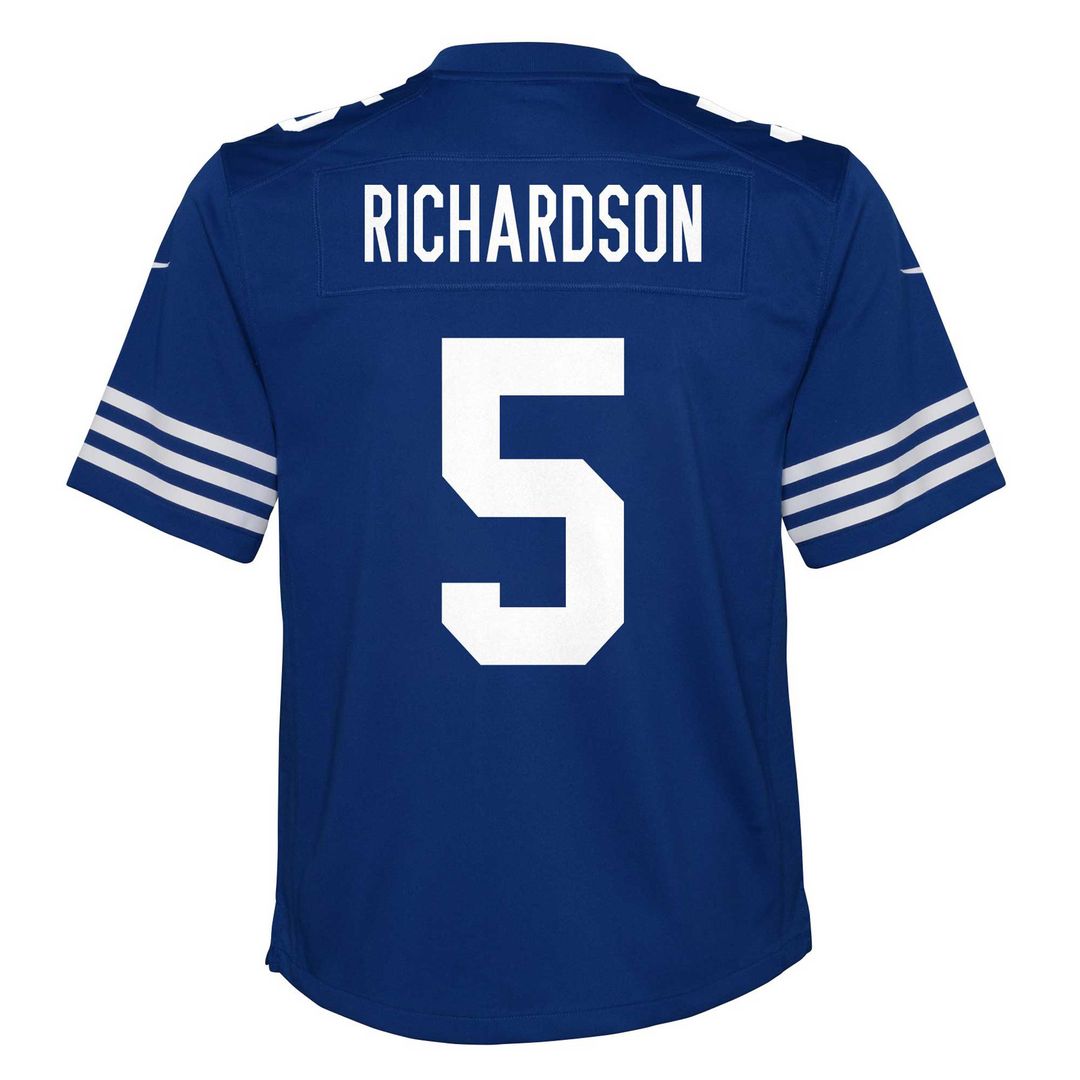 Anthony Richardson Sr. Indianapolis Colts Nike Youth Game Jersey - Royal Official NFL Team Apparel Football Fan Gear