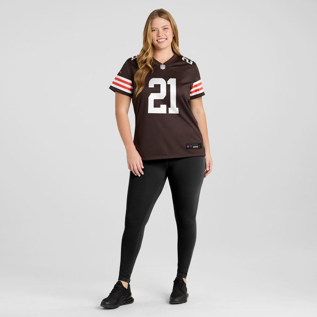 Denzel Ward Cleveland Browns Nike Women's Player Game Jersey - Brown Official NFL Team Apparel Football Fan Gear