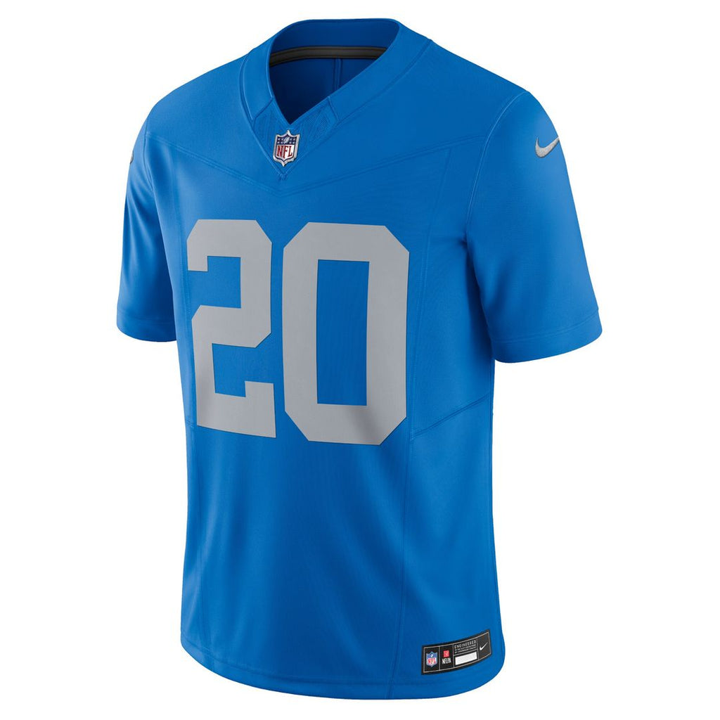 Barry Sanders Detroit Lions Nike Vapor F.U.S.E. Alternate Limited Jersey - Blue Official NFL Team Apparel Football Fan Gear