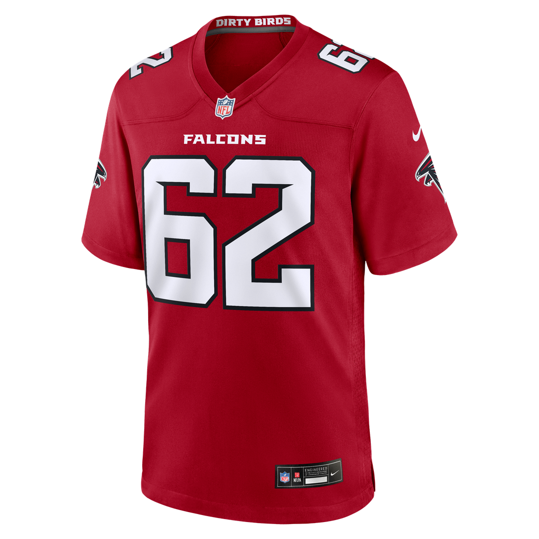 Corey Levin Atlanta Falcons Nike Team Game Jersey - Red Official NFL Team Apparel Football Fan Gear