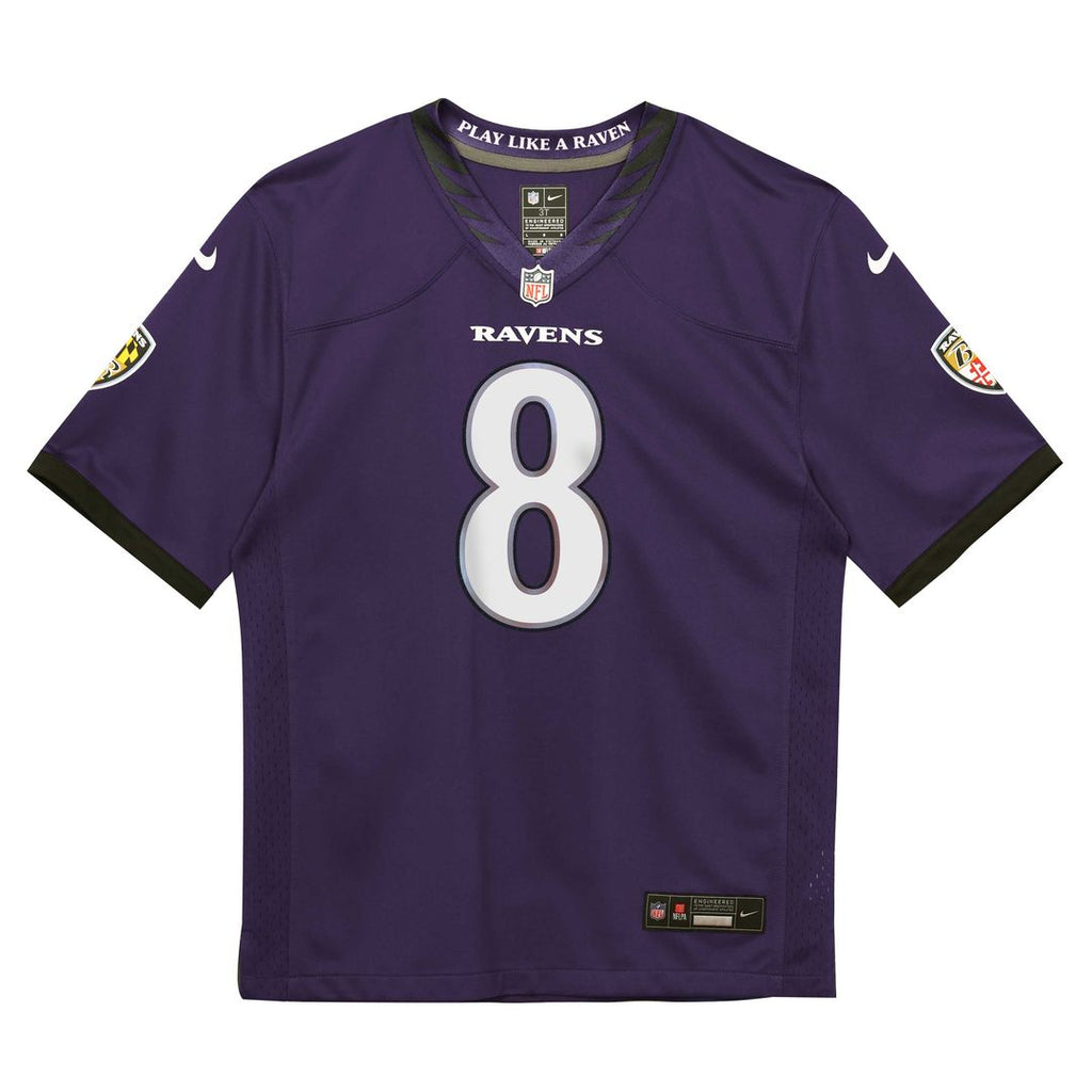 Lamar Jackson Baltimore Ravens Nike Toddler Team Game Jersey - Purple Official NFL Team Apparel Football Fan Gear