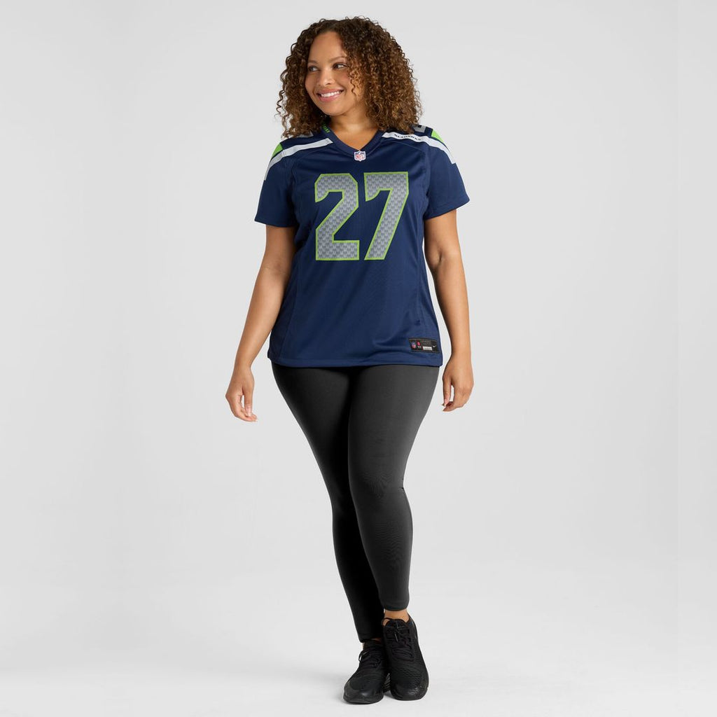 Riq Woolen Seattle Seahawks Nike Women's Team Game Jersey - College Navy Official NFL Team Apparel Football Fan Gear