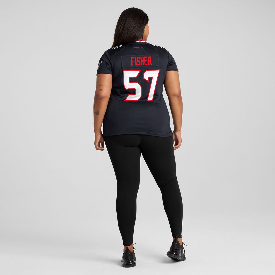 Blake Fisher Houston Texans Nike Women's Team Game Jersey - Navy Official NFL Team Apparel Football Fan Gear