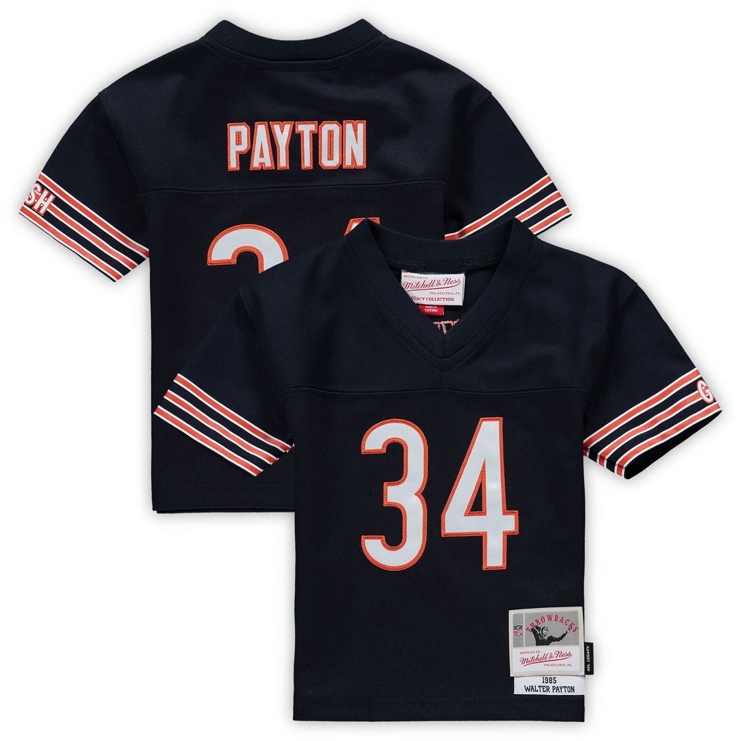 Walter Payton Chicago Bears Mitchell & Ness Infant 1985 Retired Legacy Jersey - Navy Official NFL Team Apparel Football Fan Gear