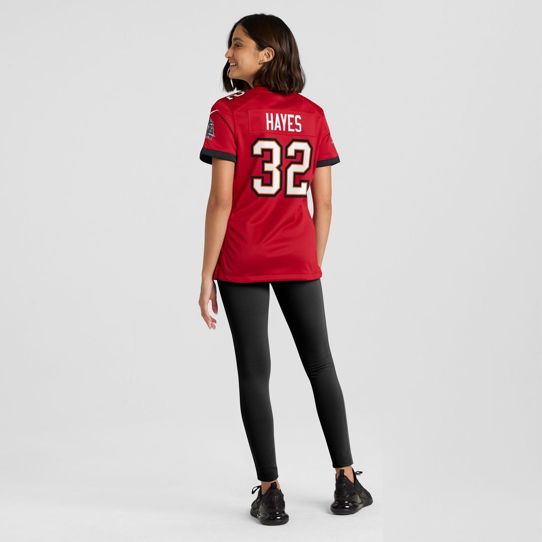 Josh Hayes Tampa Bay Buccaneers Nike Women's Game Jersey - Red Official NFL Team Apparel Football Fan Gear