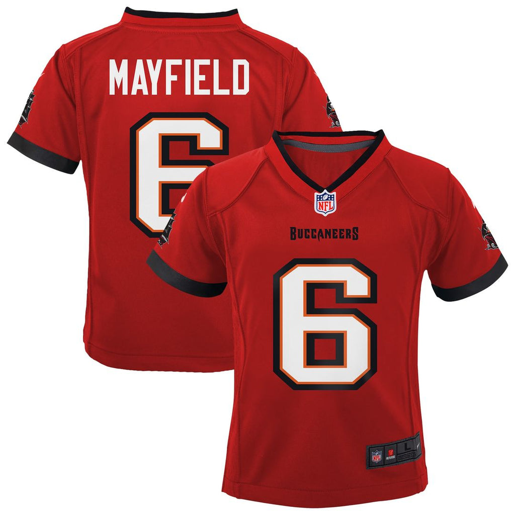 Baker Mayfield Tampa Bay Buccaneers Nike Preschool Team Player Game Jersey - Red Official NFL Team Apparel Football Fan Gear