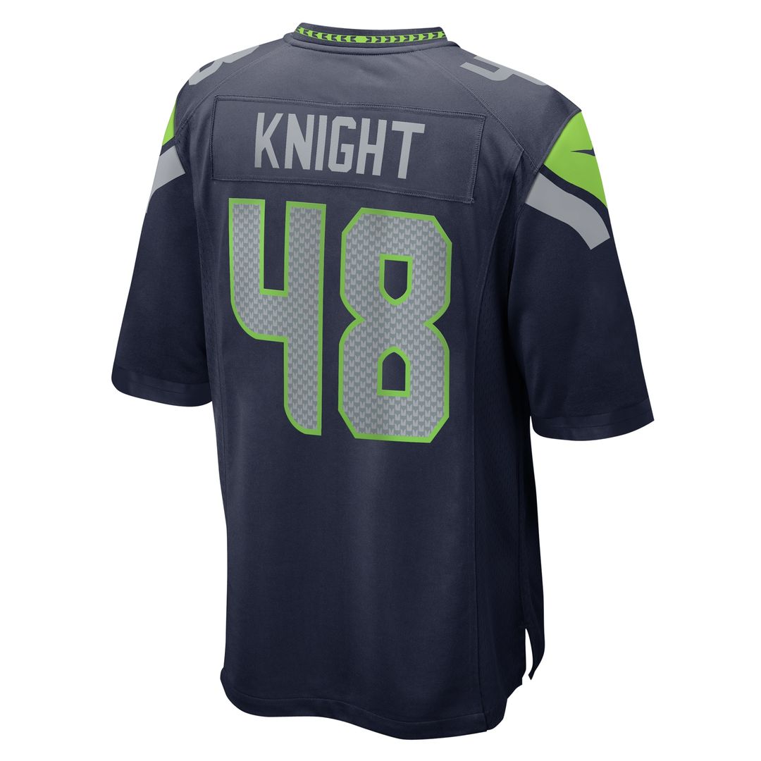 Tyrice Knight Seattle Seahawks Nike Game Jersey - College Navy Official NFL Team Apparel Football Fan Gear