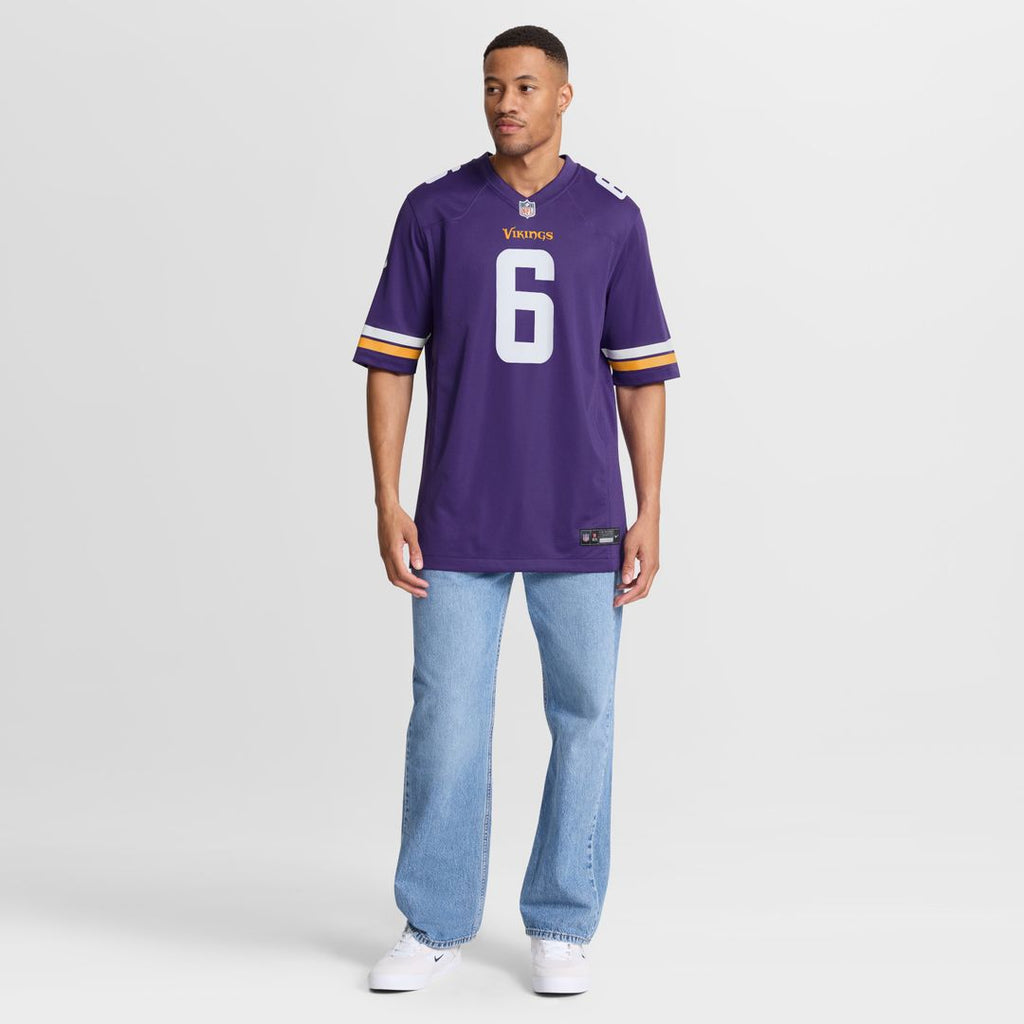 Brian Asamoah II Minnesota Vikings Nike Game Jersey - Purple Official NFL Team Apparel Football Fan Gear