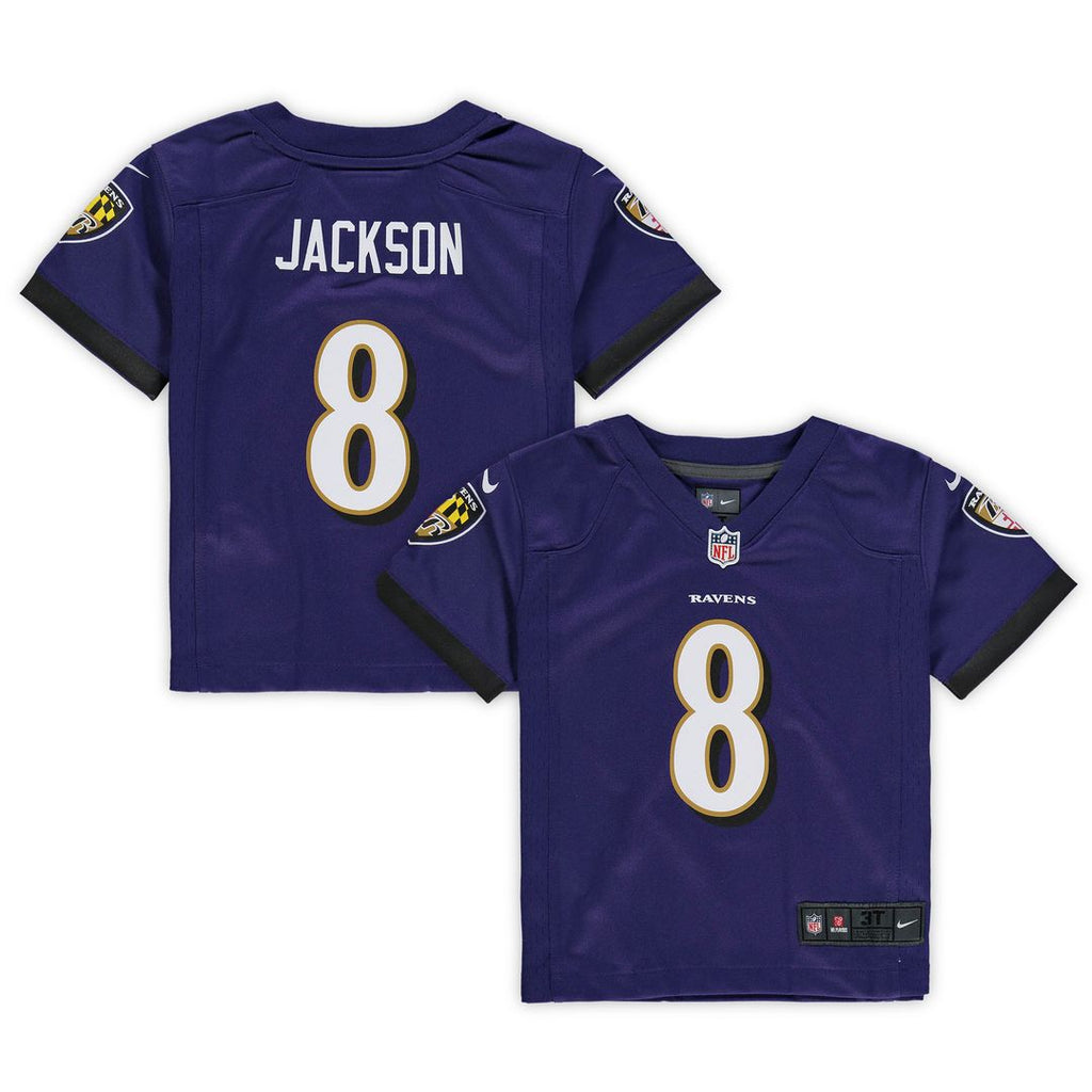 Lamar Jackson Baltimore Ravens Nike Toddler Game Jersey - Purple Official NFL Team Apparel Football Fan Gear