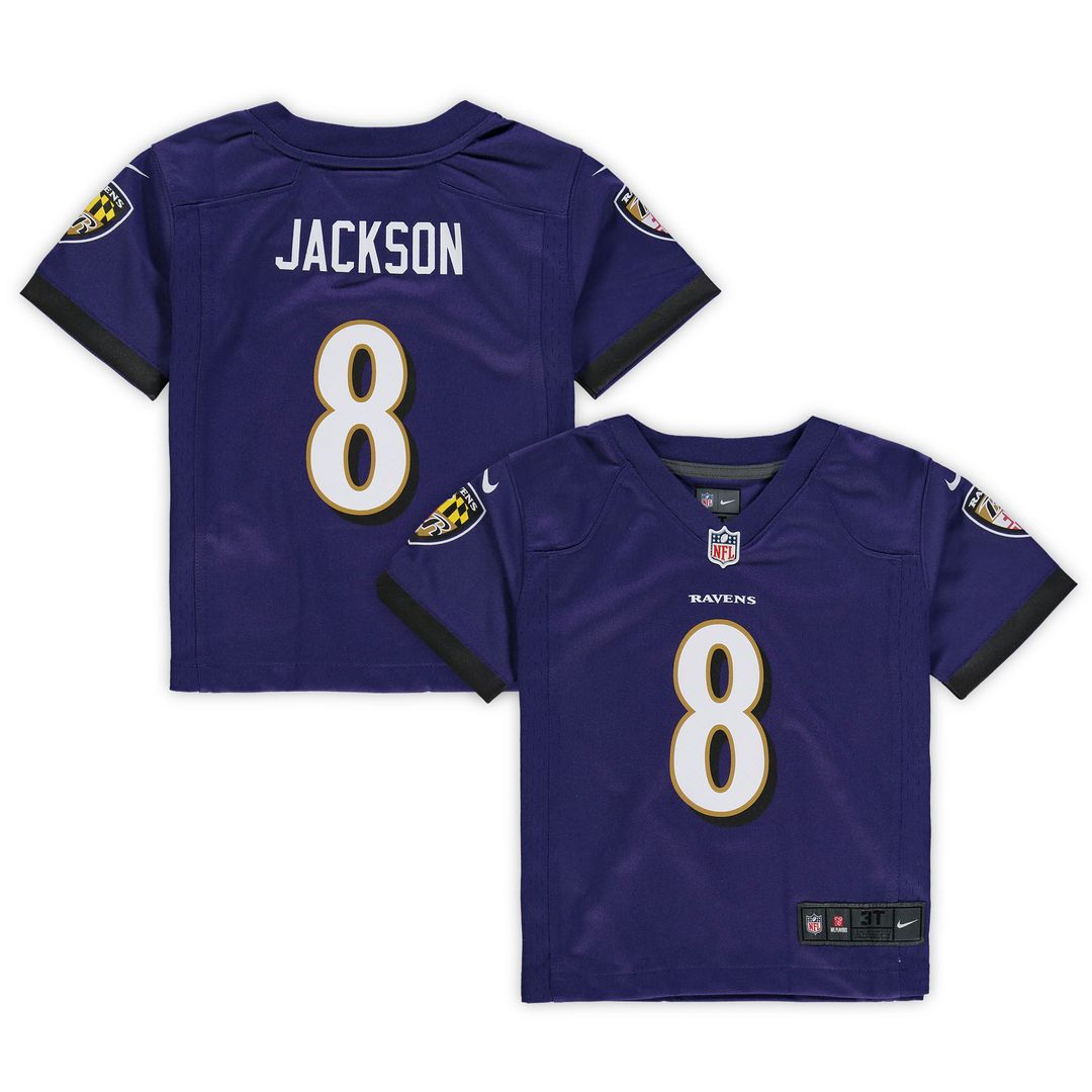 Lamar Jackson Baltimore Ravens Nike Toddler Game Jersey - Purple Official NFL Team Apparel Football Fan Gear
