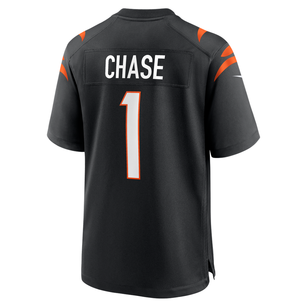 Ja'Marr Chase Cincinnati Bengals Nike Game Jersey - Black Official NFL Team Apparel Football Fan Gear