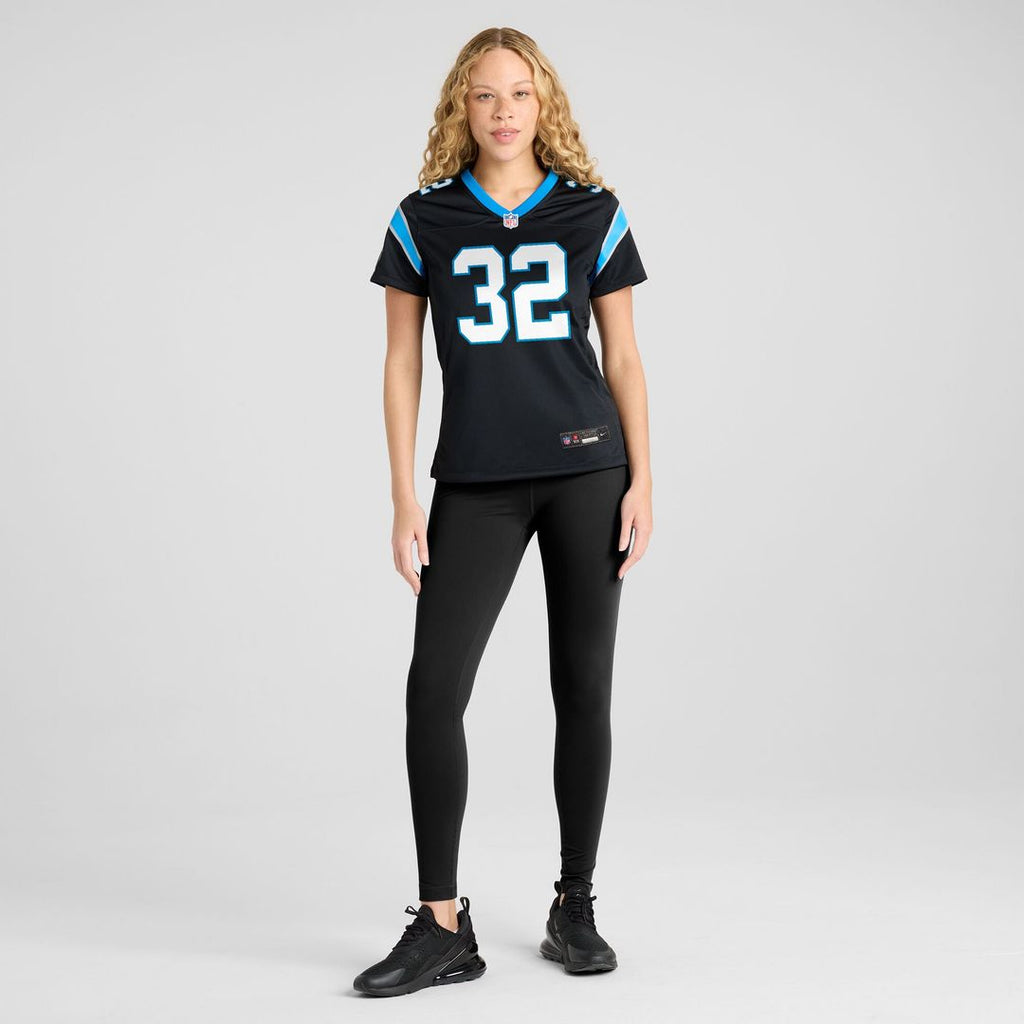 Trevin Wallace Carolina Panthers Nike Women's Team Game Jersey - Black Official NFL Team Apparel Football Fan Gear