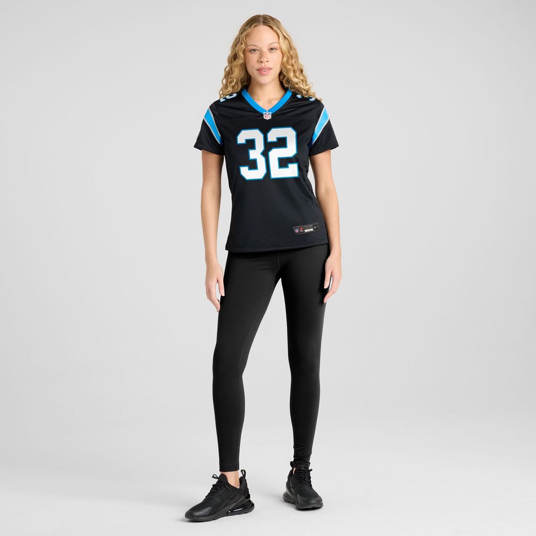 Trevin Wallace Carolina Panthers Nike Women's Team Game Jersey - Black Official NFL Team Apparel Football Fan Gear