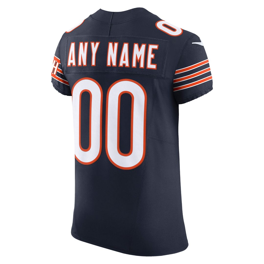 Chicago Bears Nike Vapor F.U.S.E. Elite Custom Jersey - Navy Official NFL Team Apparel Football Fan Gear