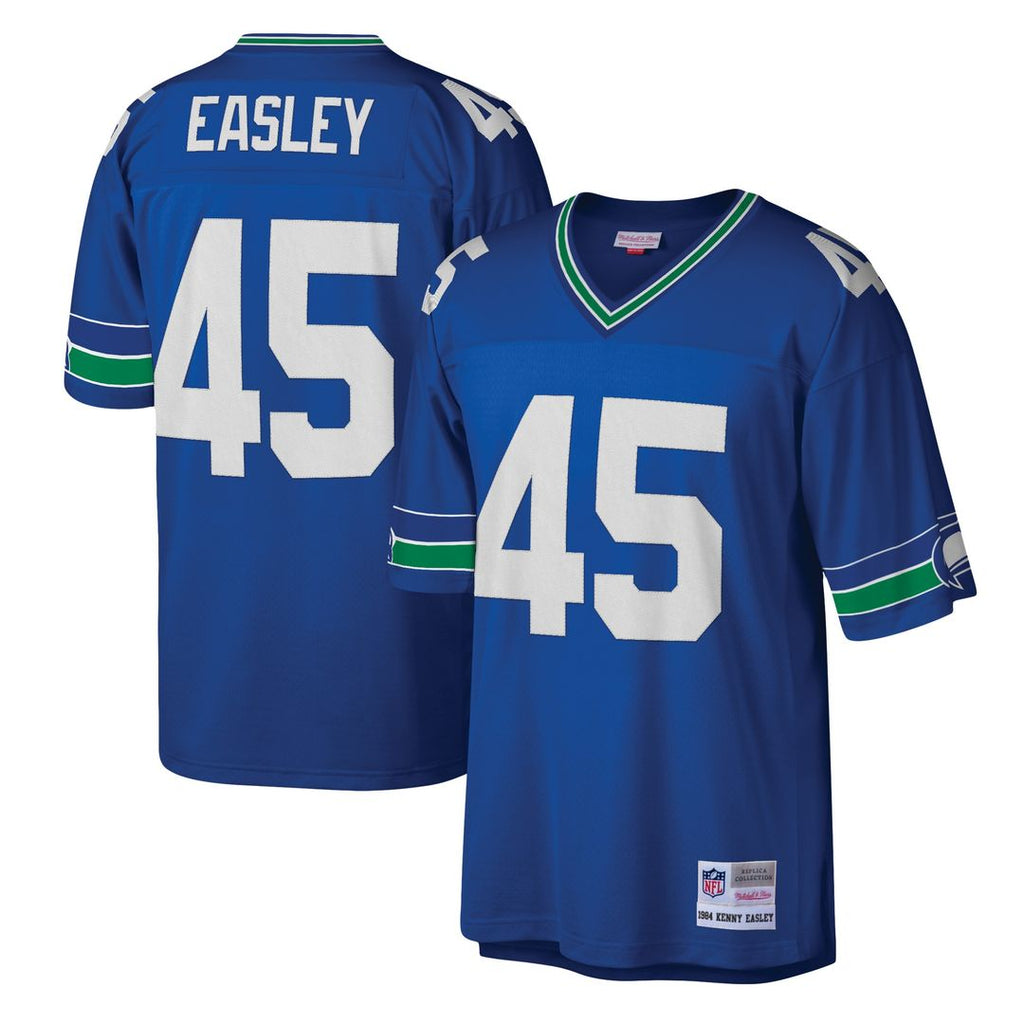 Kenny Easley Seattle Seahawks Mitchell & Ness Legacy Replica Jersey - Royal Official NFL Team Apparel Football Fan Gear