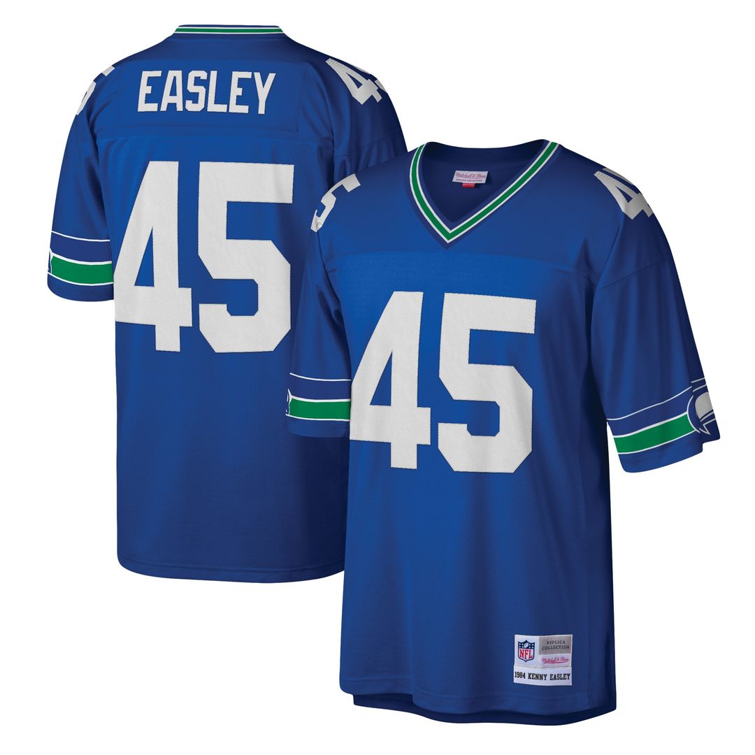 Kenny Easley Seattle Seahawks Mitchell & Ness Legacy Replica Jersey - Royal Official NFL Team Apparel Football Fan Gear