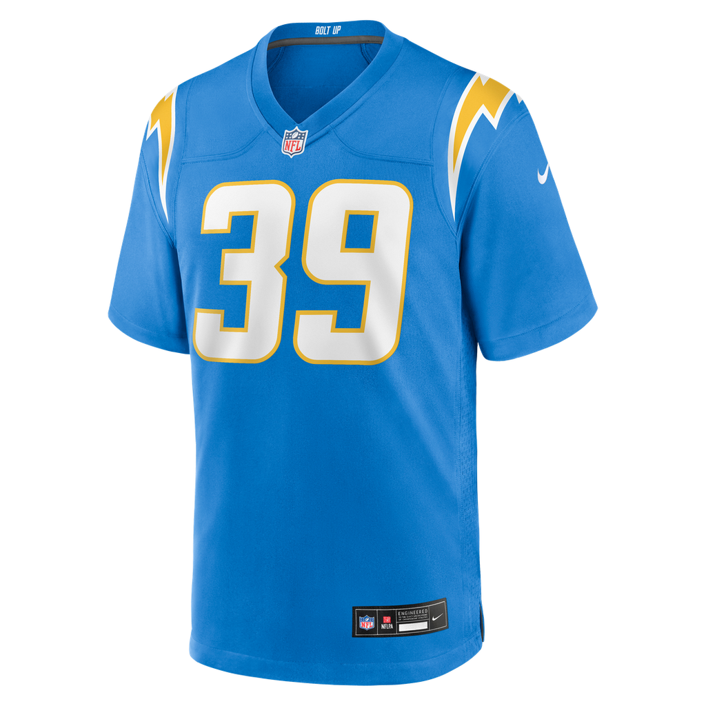 Eric Rogers Los Angeles Chargers Nike Team Game Jersey - Powder Blue Official NFL Team Apparel Football Fan Gear