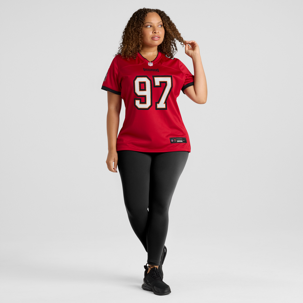 Al-Quadin Muhammad Tampa Bay Buccaneers Nike Women's Team Game Jersey - Red Official NFL Team Apparel Football Fan Gear