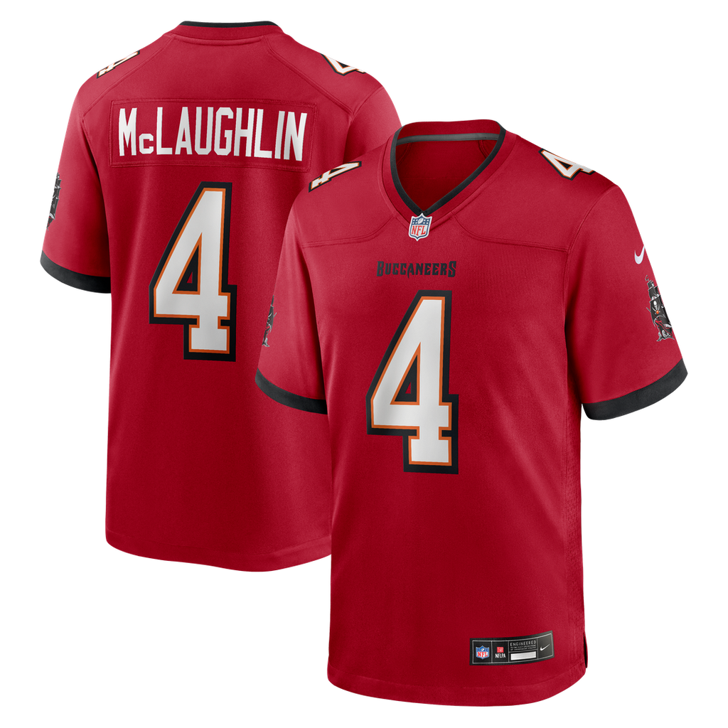 Chase McLaughlin Tampa Bay Buccaneers Nike Game Player Jersey - Red Official NFL Team Apparel Football Fan Gear