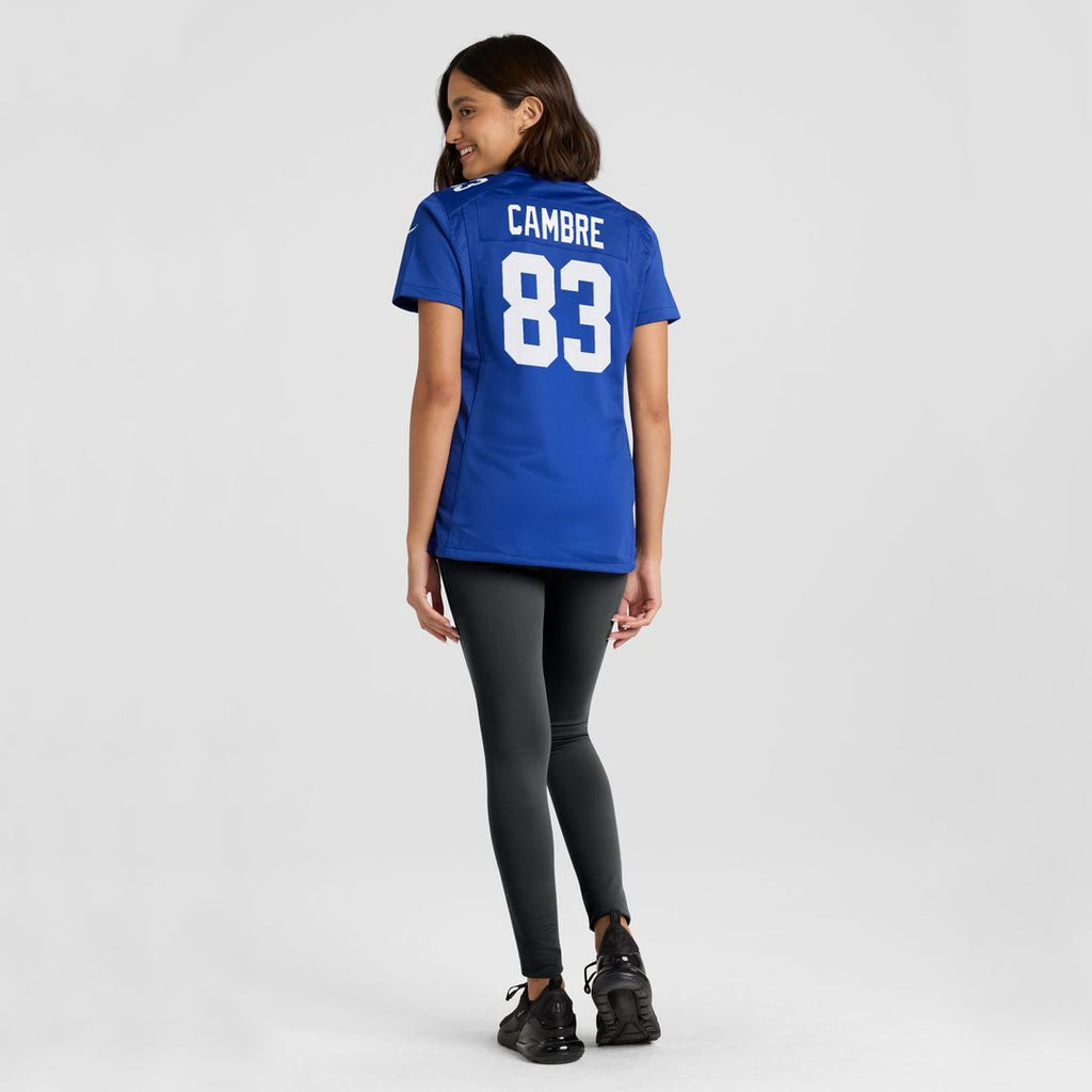 Dalen Cambre New York Giants Nike Women's Team Game Jersey - Royal Official NFL Team Apparel Football Fan Gear