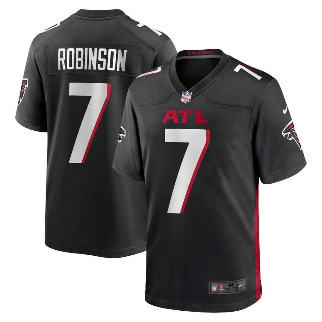 Bijan Robinson Atlanta Falcons Nike Youth Game Jersey - Black Official NFL Team Apparel Football Fan Gear