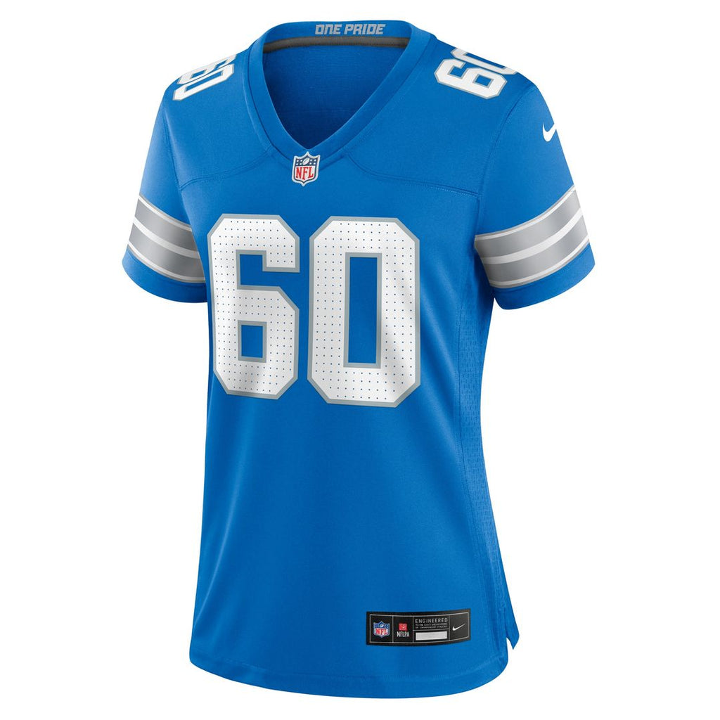 Graham Glasgow Detroit Lions Nike Women's Team Game Jersey - Blue Official NFL Team Apparel Football Fan Gear