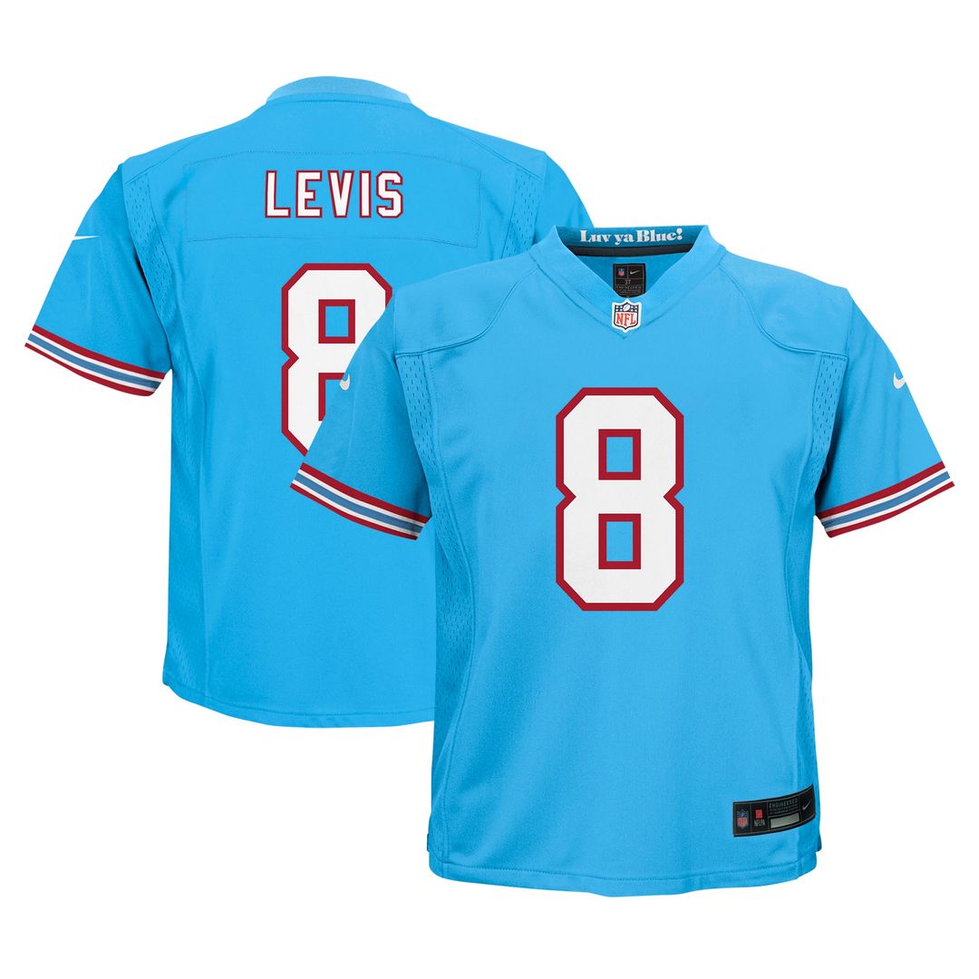 Will Levis Tennessee Titans Nike Preschool Alternate Player Game Jersey - Light Blue Official NFL Team Apparel Football Fan Gear