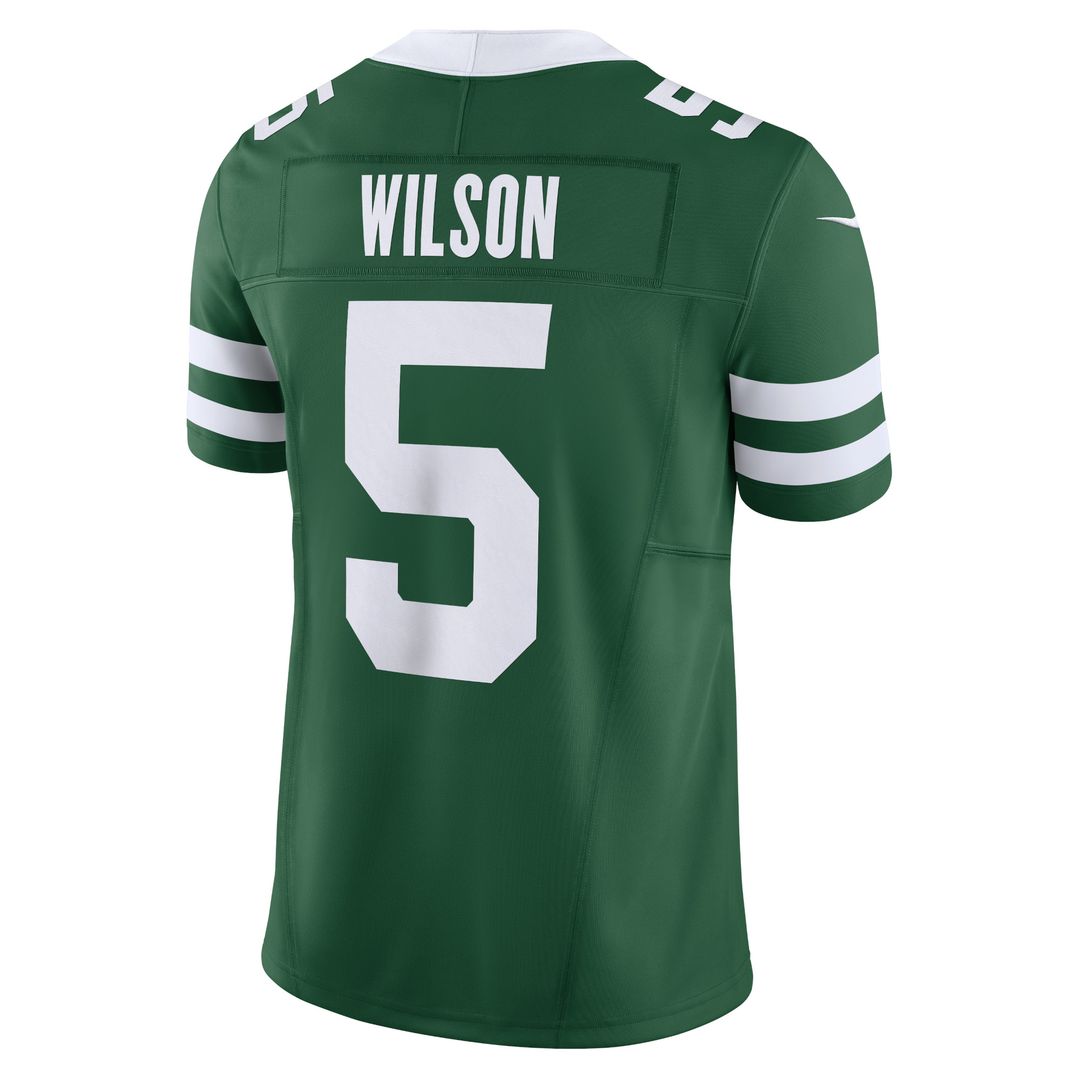 Garrett Wilson New York Jets Nike Alternate Vapor F.U.S.E. Limited Jersey - Legacy Black Official NFL Team Apparel Football Fan Gear