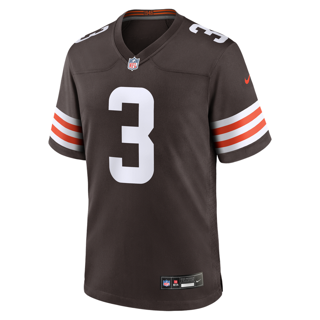 Marquise Goodwin Cleveland Browns Nike Team Game Jersey - Brown Official NFL Team Apparel Football Fan Gear