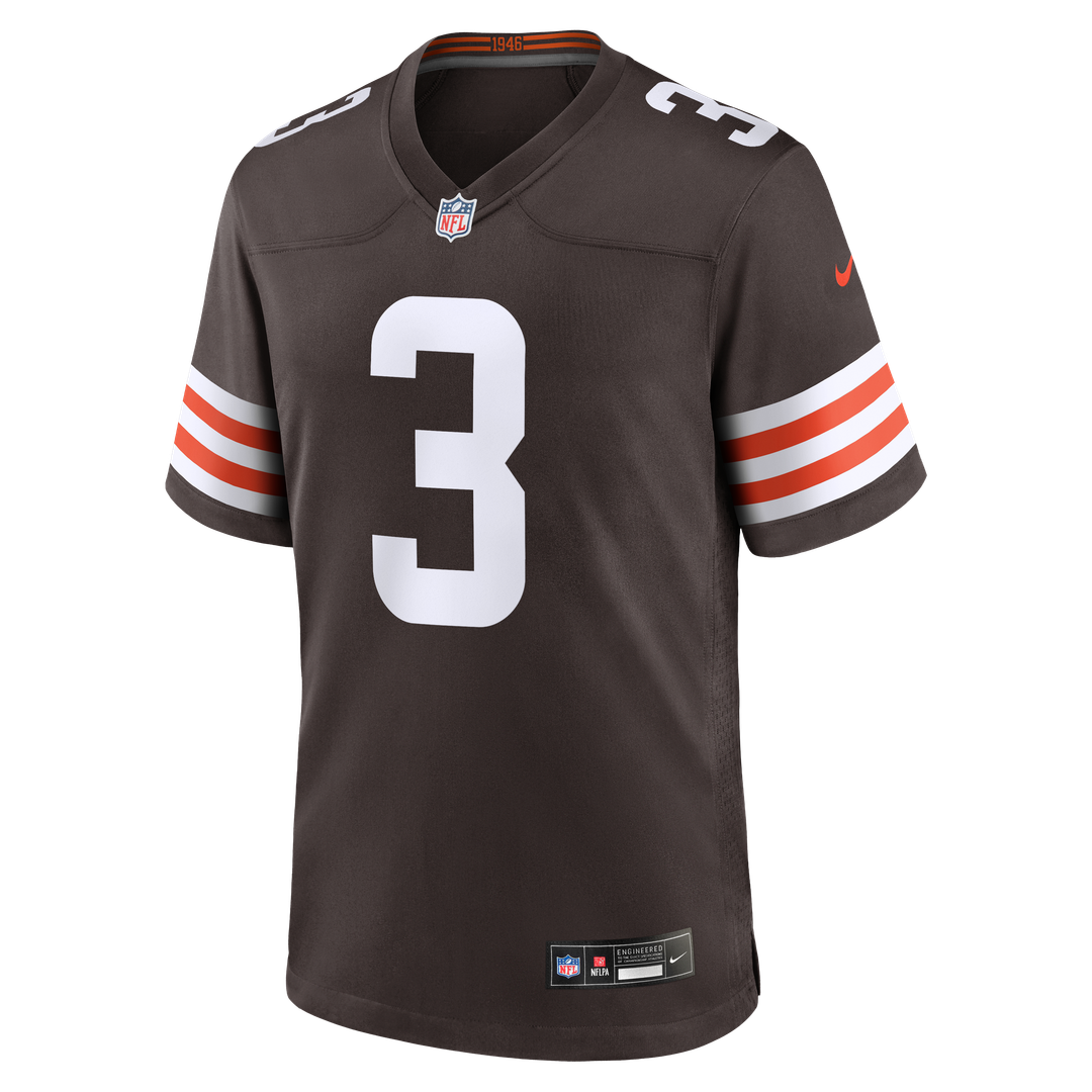 Marquise Goodwin Cleveland Browns Nike Team Game Jersey - Brown Official NFL Team Apparel Football Fan Gear