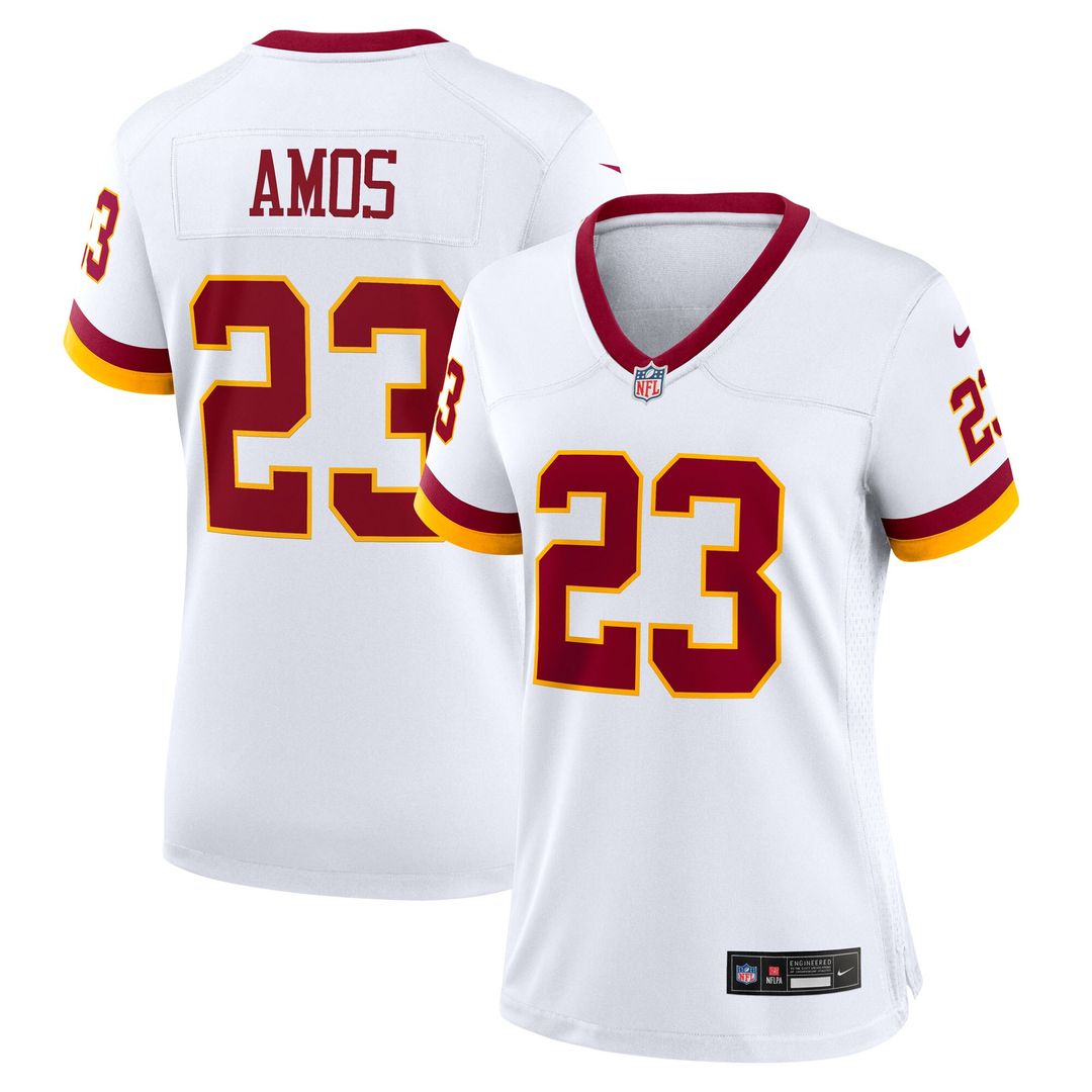 Trey Amos Washington Commanders Nike Women's Game Super Bowl Era Jersey - White Official NFL Team Apparel Football Fan Gear