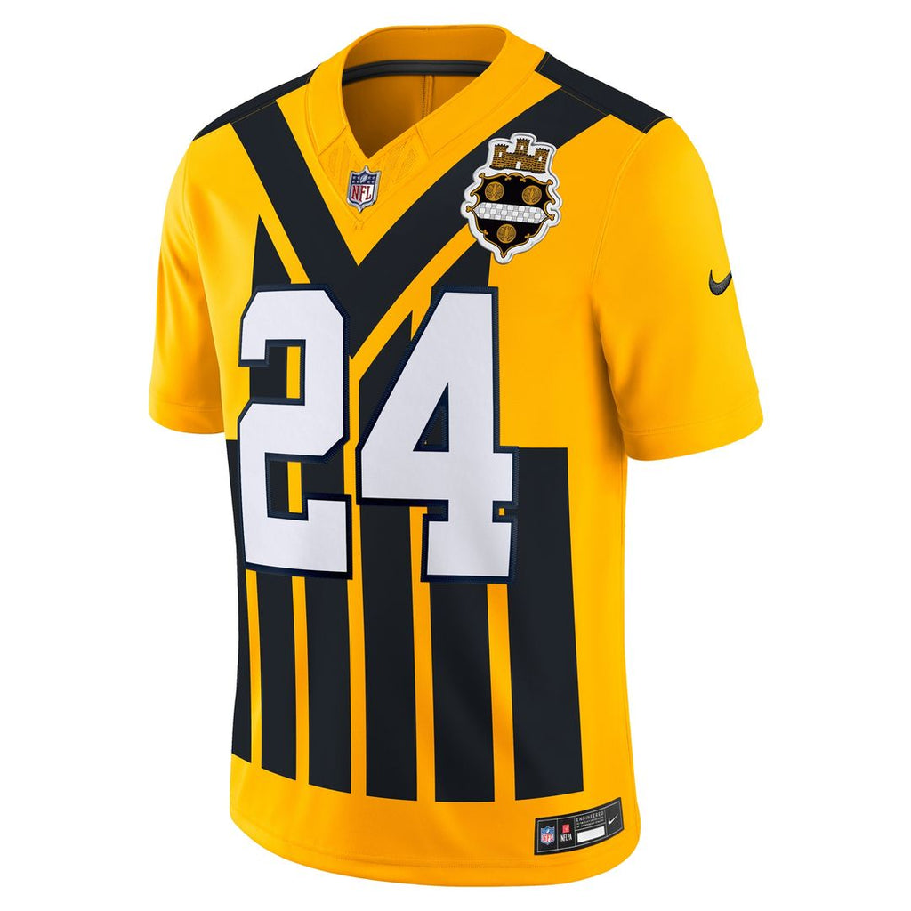 Joey Porter Jr. Pittsburgh Steelers Nike Vapor F.U.S.E. Limited Jersey - Black Official NFL Team Apparel Football Fan Gear