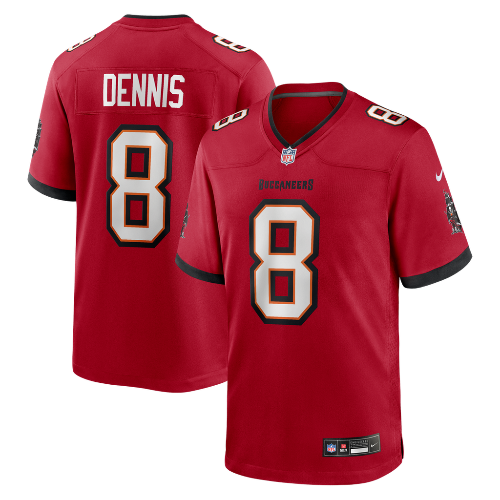 SirVocea Dennis Tampa Bay Buccaneers Nike Game Jersey - Red Official NFL Team Apparel Football Fan Gear