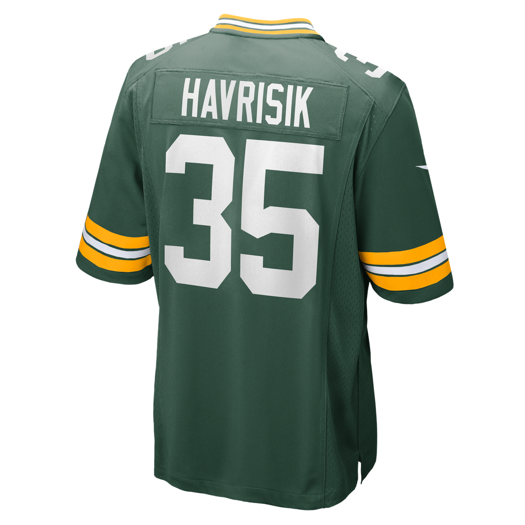 Lucas Havrisik Green Bay Packers Nike Team Game Jersey - Green Official NFL Team Apparel Football Fan Gear