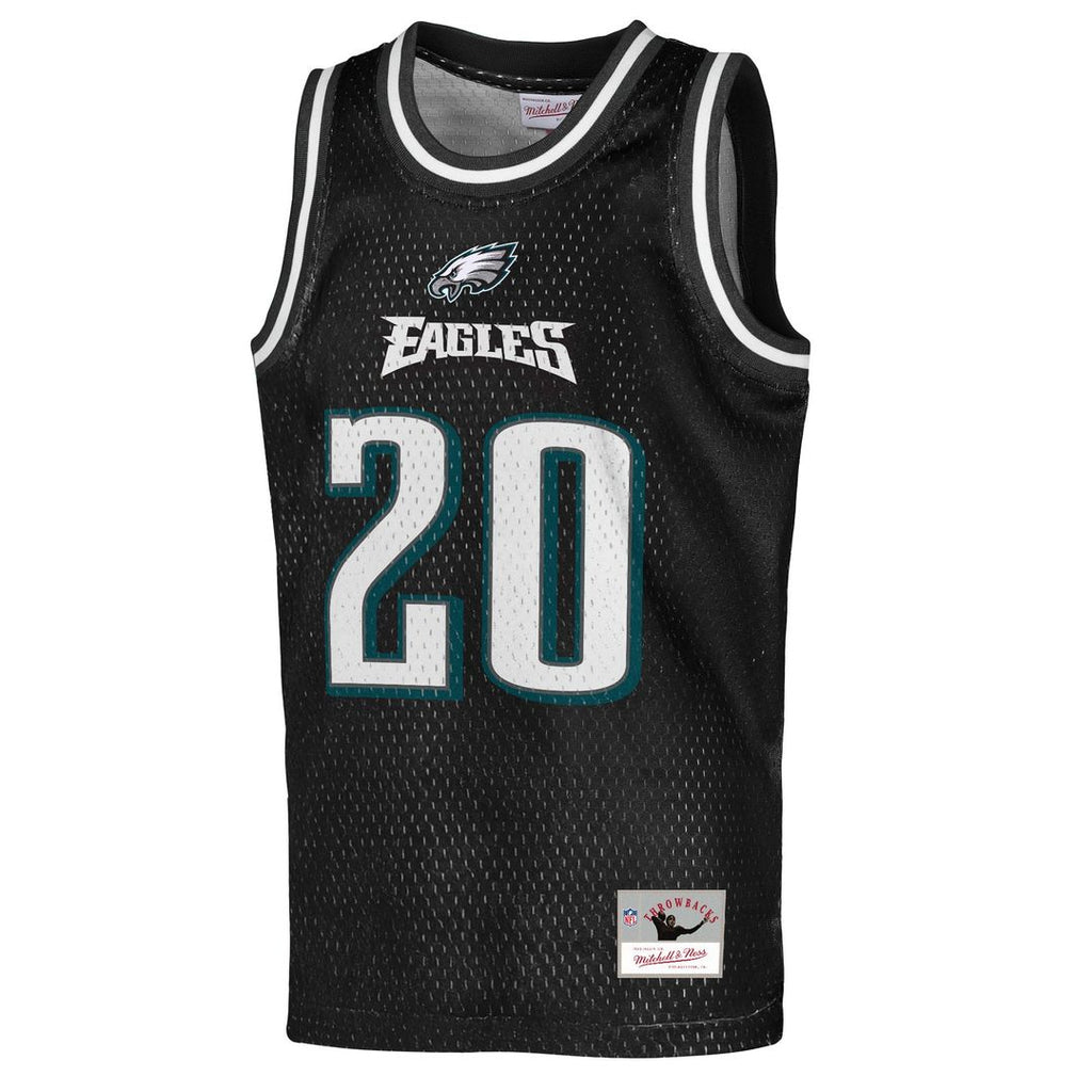 Brian Dawkins Philadelphia Eagles Mitchell & Ness Youth Retired Player NFL Basketball Fashion Jersey - Black Official NFL Team Apparel Football Fan Ge