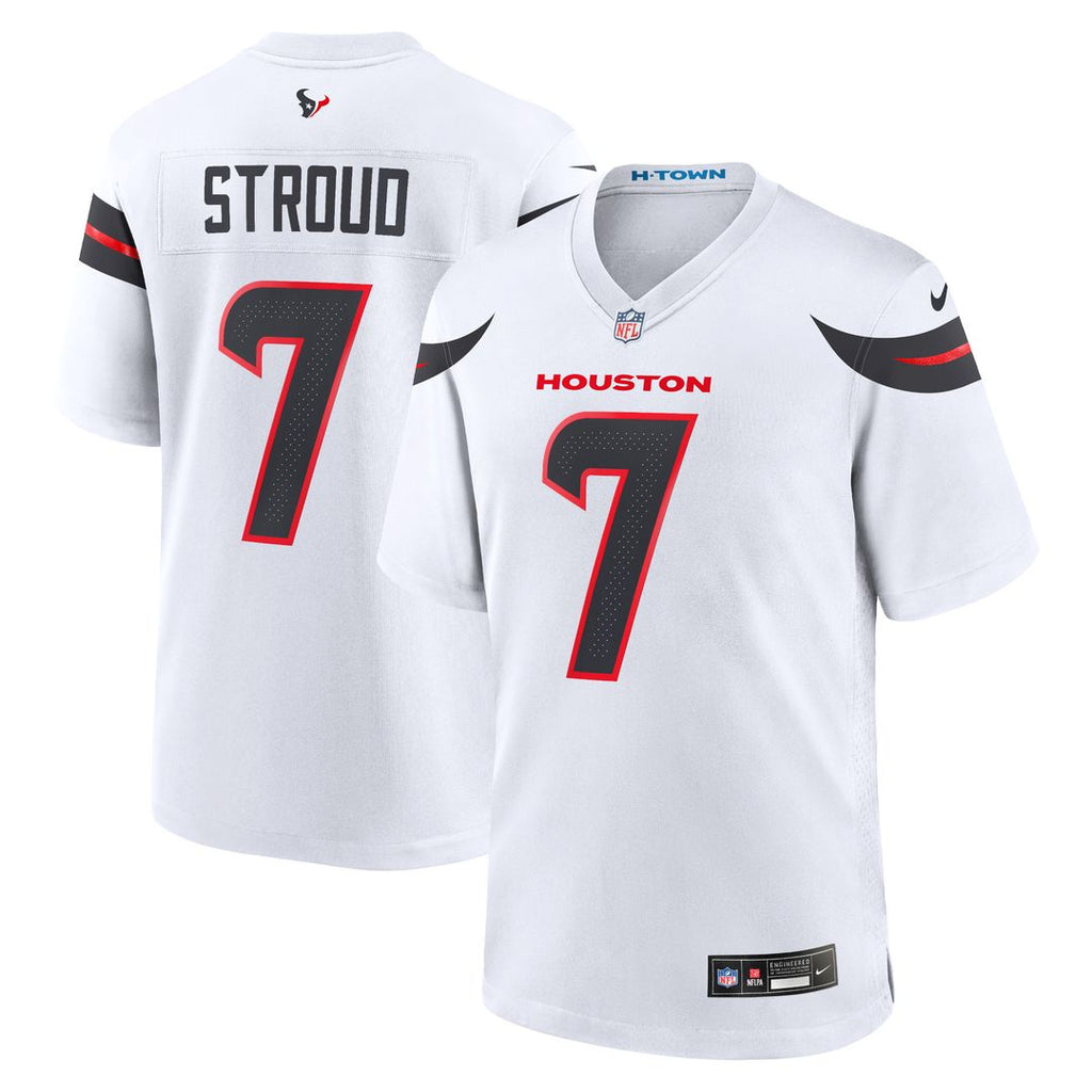 C.J. Stroud Houston Texans Nike Game Jersey - White Official NFL Team Apparel Football Fan Gear