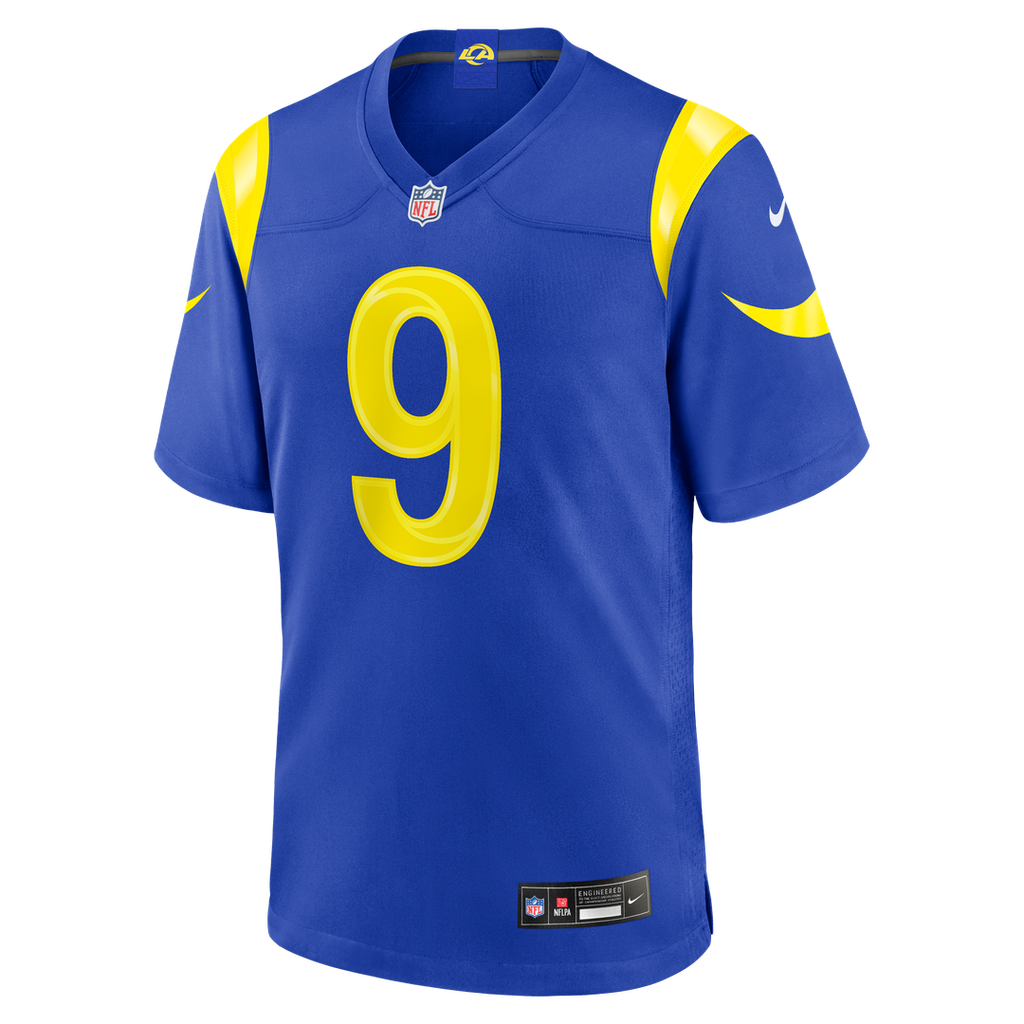 Matthew Stafford Los Angeles Rams Nike Team Game Player Jersey - Royal Official NFL Team Apparel Football Fan Gear