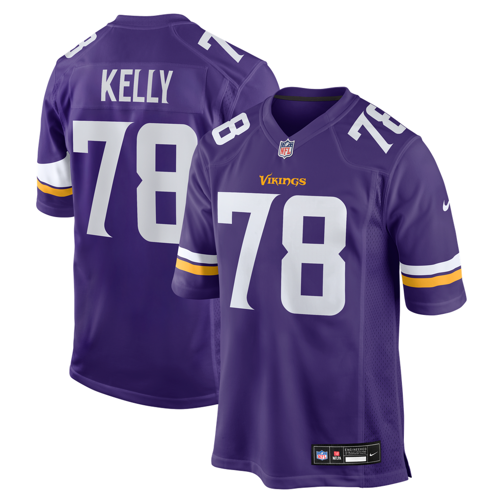 Ryan Kelly Minnesota Vikings Nike Team Game Jersey - Purple Official NFL Team Apparel Football Fan Gear