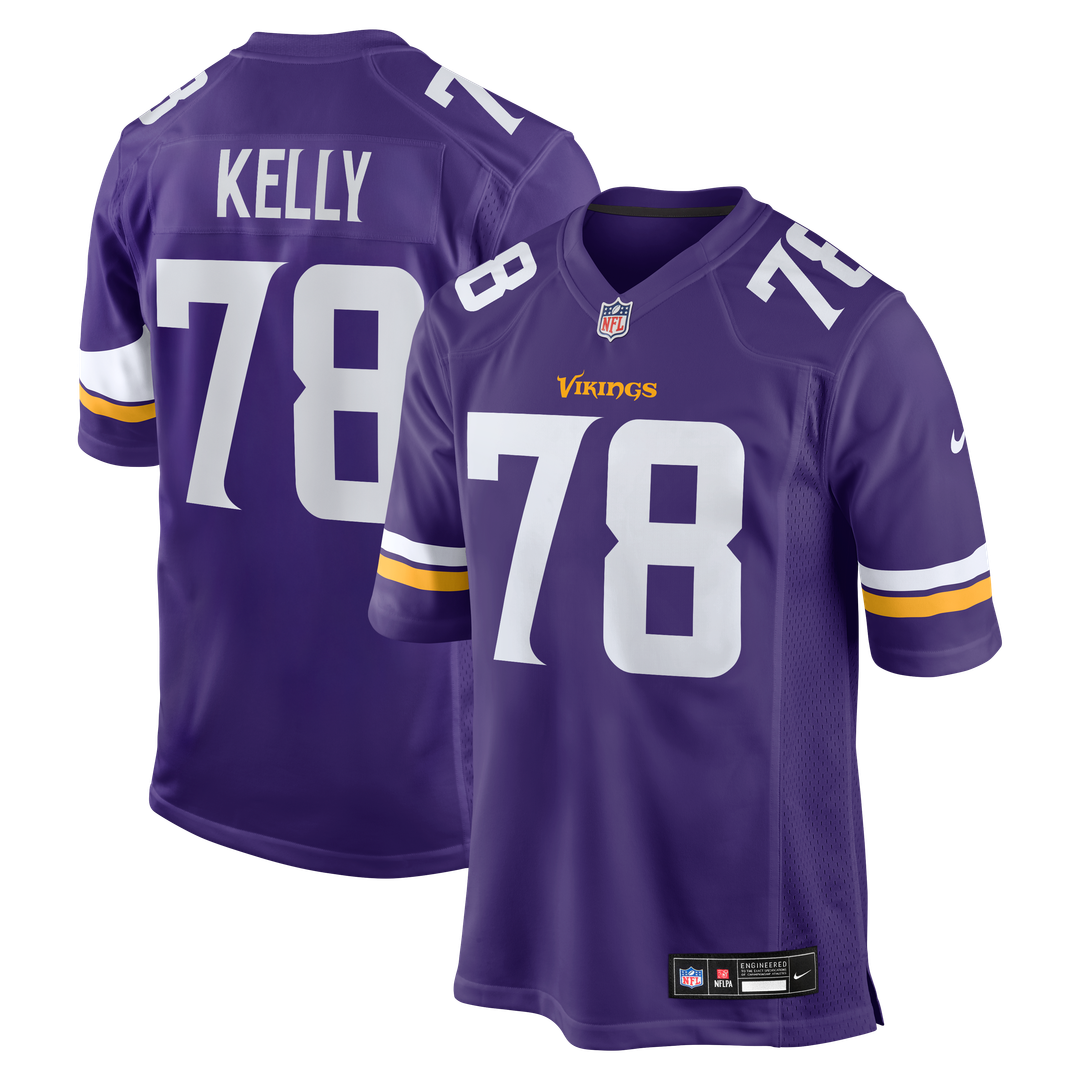 Ryan Kelly Minnesota Vikings Nike Team Game Jersey - Purple Official NFL Team Apparel Football Fan Gear