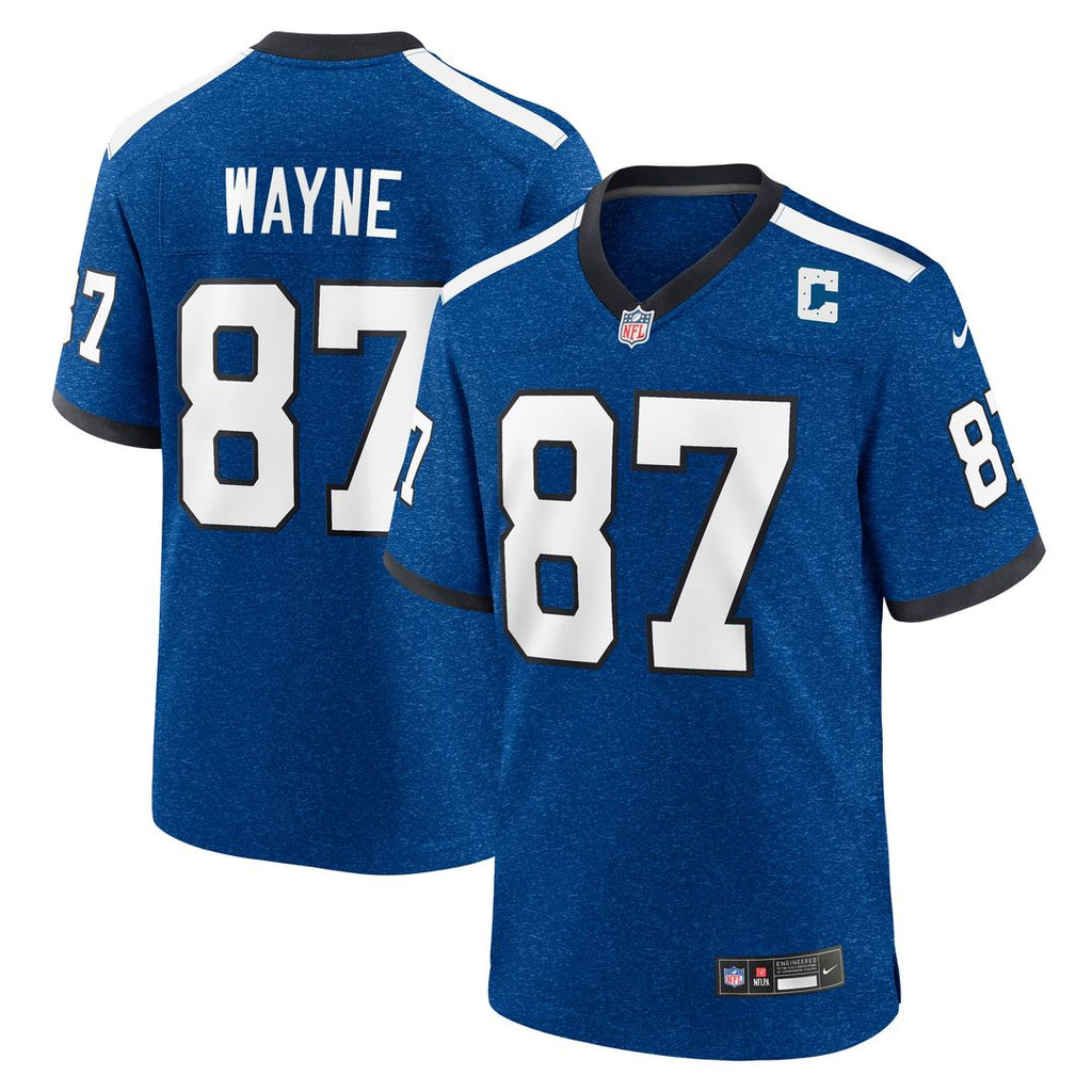 Reggie Wayne Indianapolis Colts Nike Retired Player Alternate Game Jersey - Blue Official NFL Team Apparel Football Fan Gear